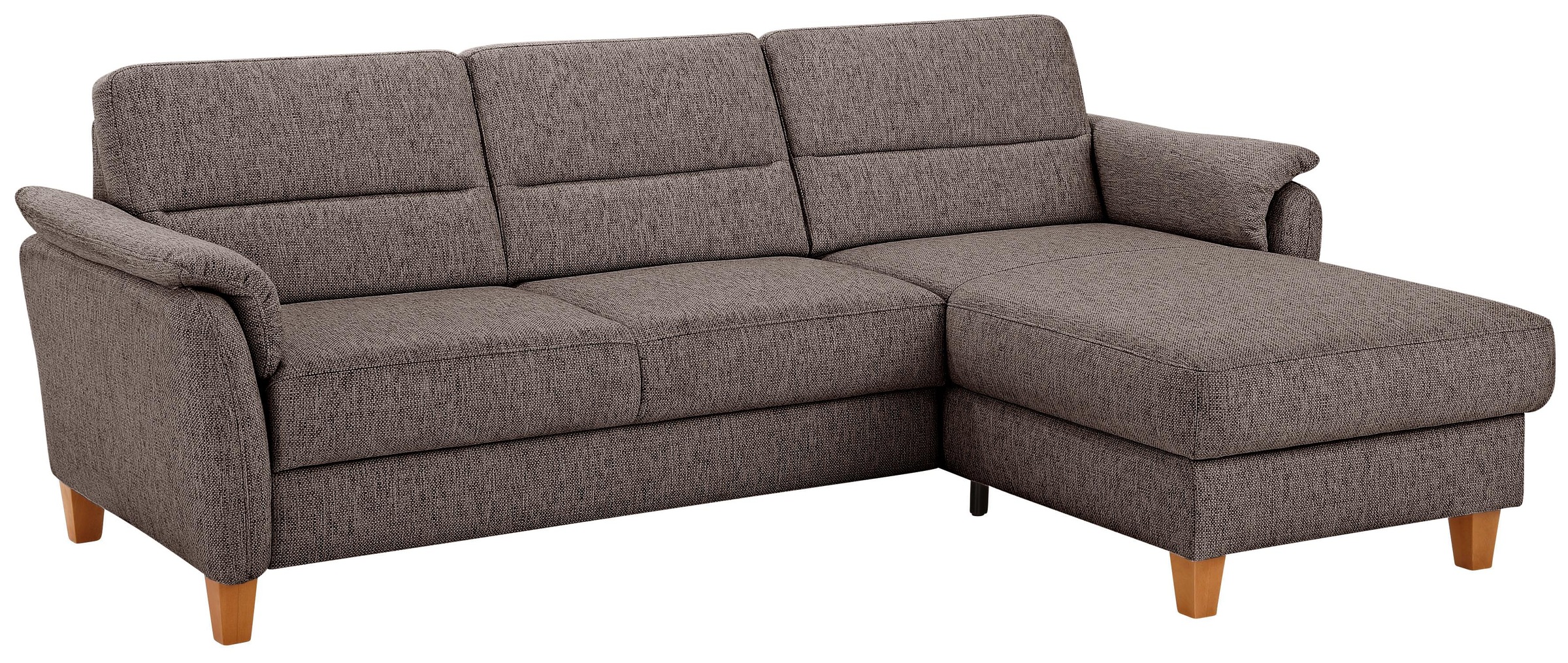 Home affaire Ecksofa "Palmera L-Form, B: 244 cm - OTTO. Verlässliche Qualität." optional Schlaffunktion & Bettkasten, Federkern
