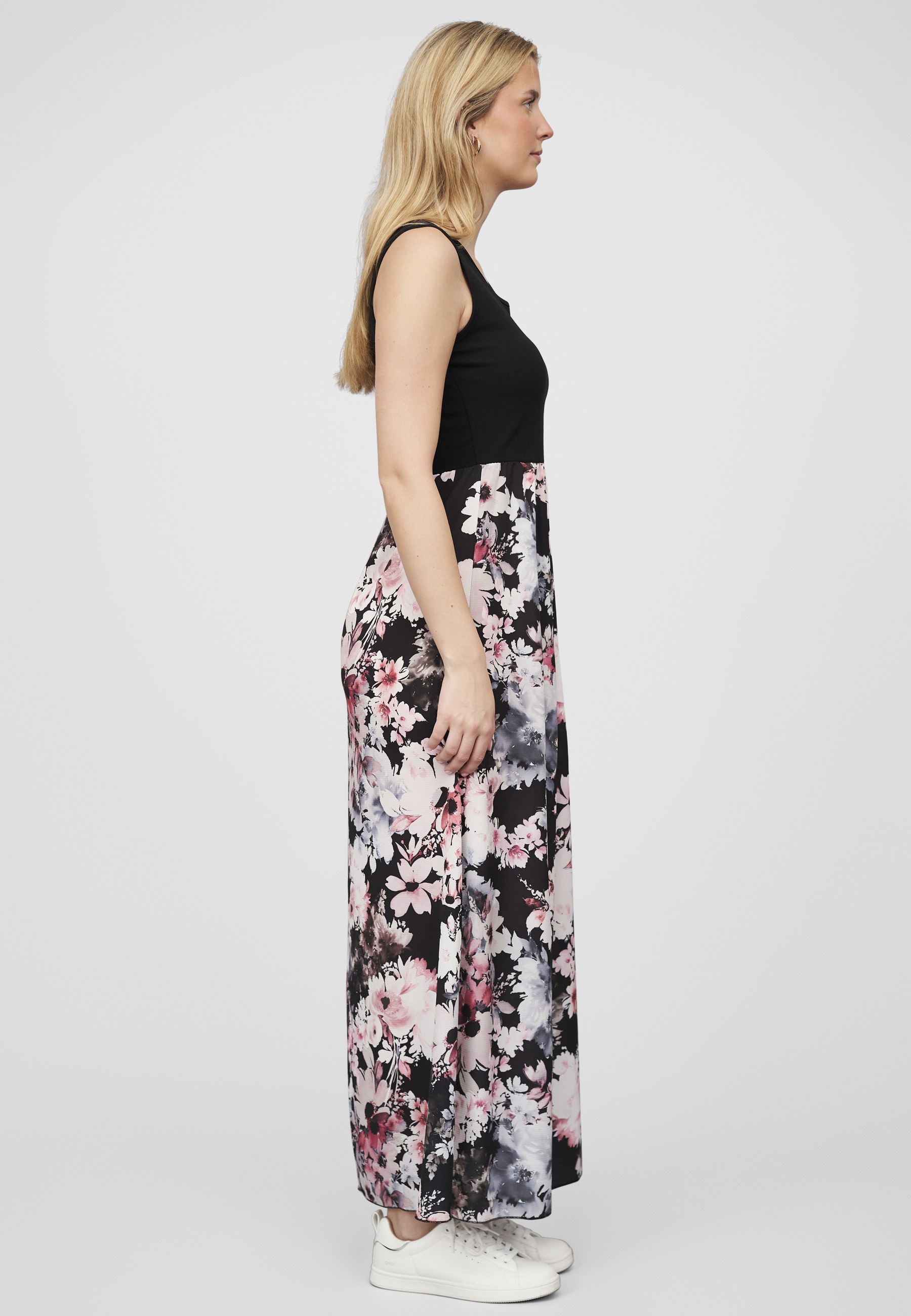 CLOUD 5IVE Shirtkleid »CLOUD 5IVE Cloud5ive Damen Maxi Kleid Blumen Muster« 1 tlg.
