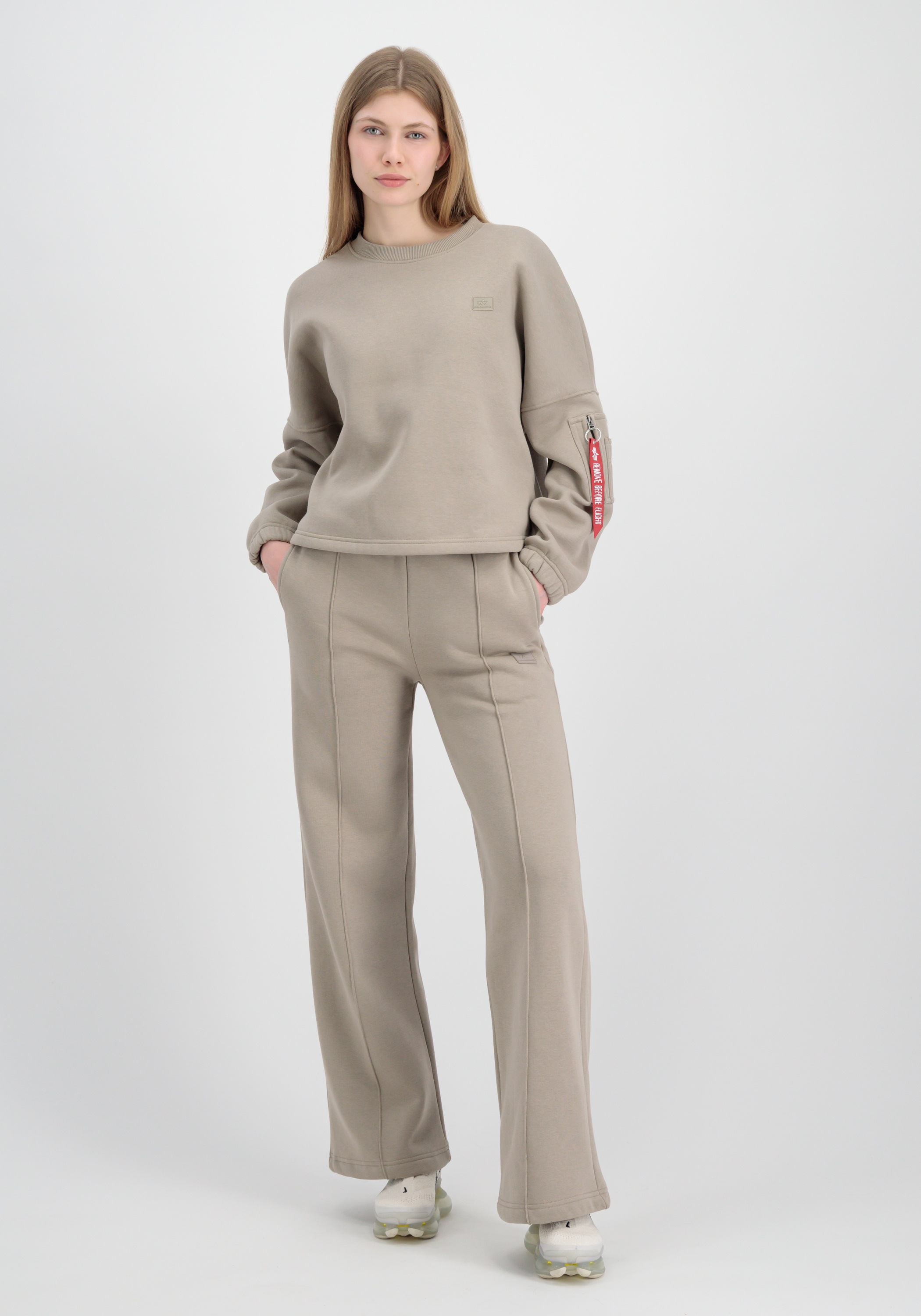 Thumbnail - Alpha Industries Sweater "Alpha Industries Women - Sweatshirts X-Fit Label OS Sweatshirt W"