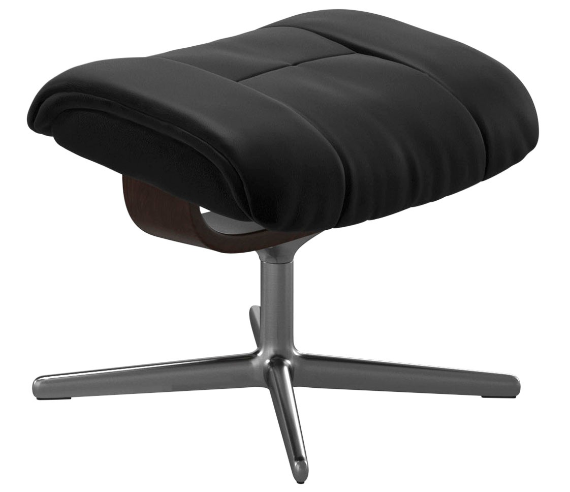 Stressless® Fußhocker »Mayfair«, mit Cross Base, Größe S, M & L, Holzakzent Braun
