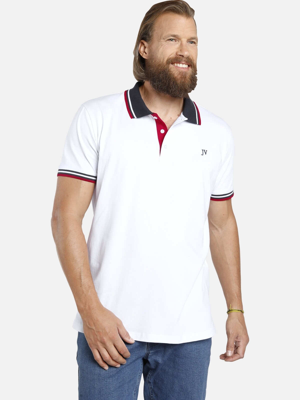 Jan Vanderstorm Poloshirt "Doppelpack Poloshirt JOHAN"