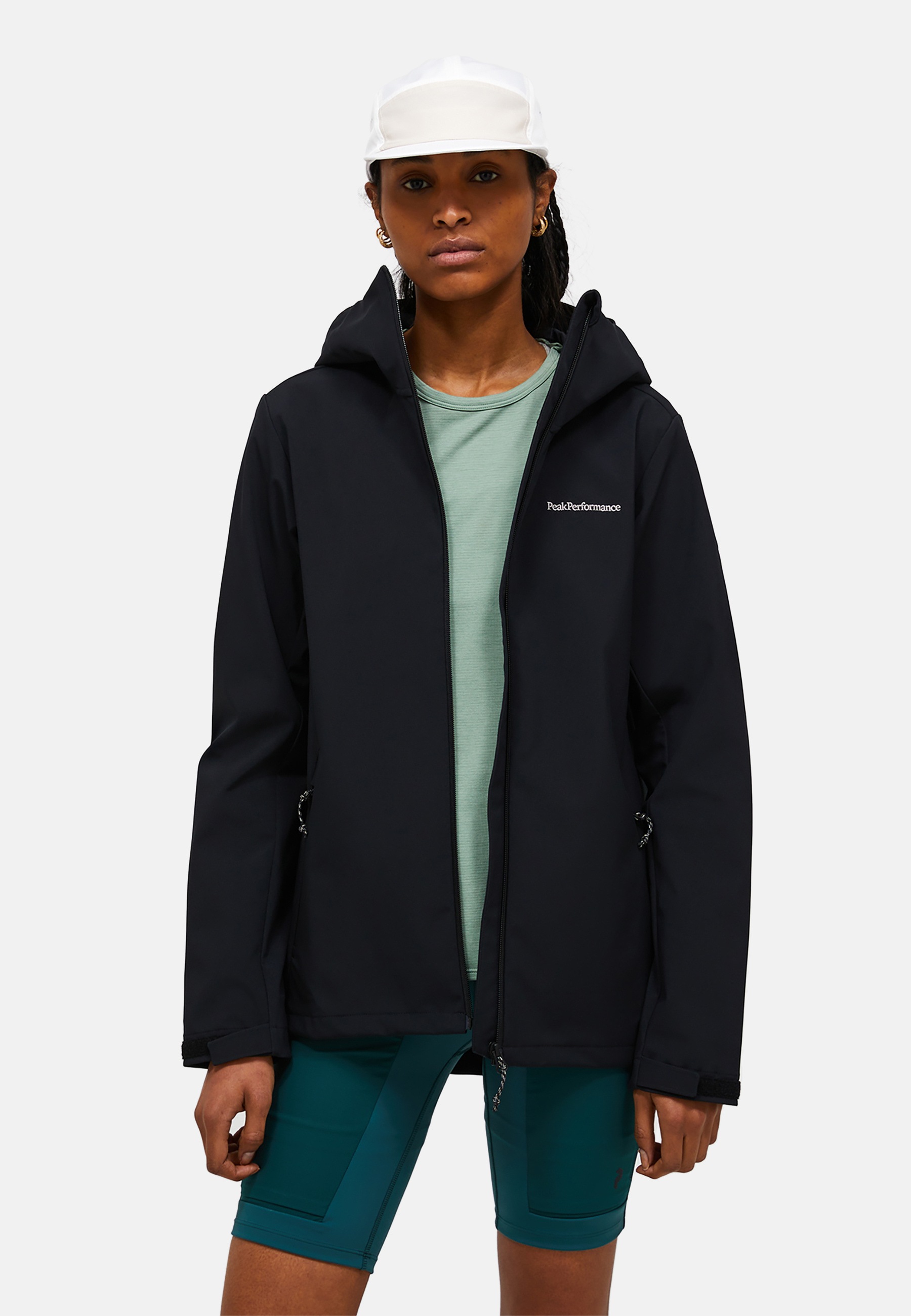 Peak Performance Softshelljacke »W Explore Softshell Hood Jacket« mit Kapuze