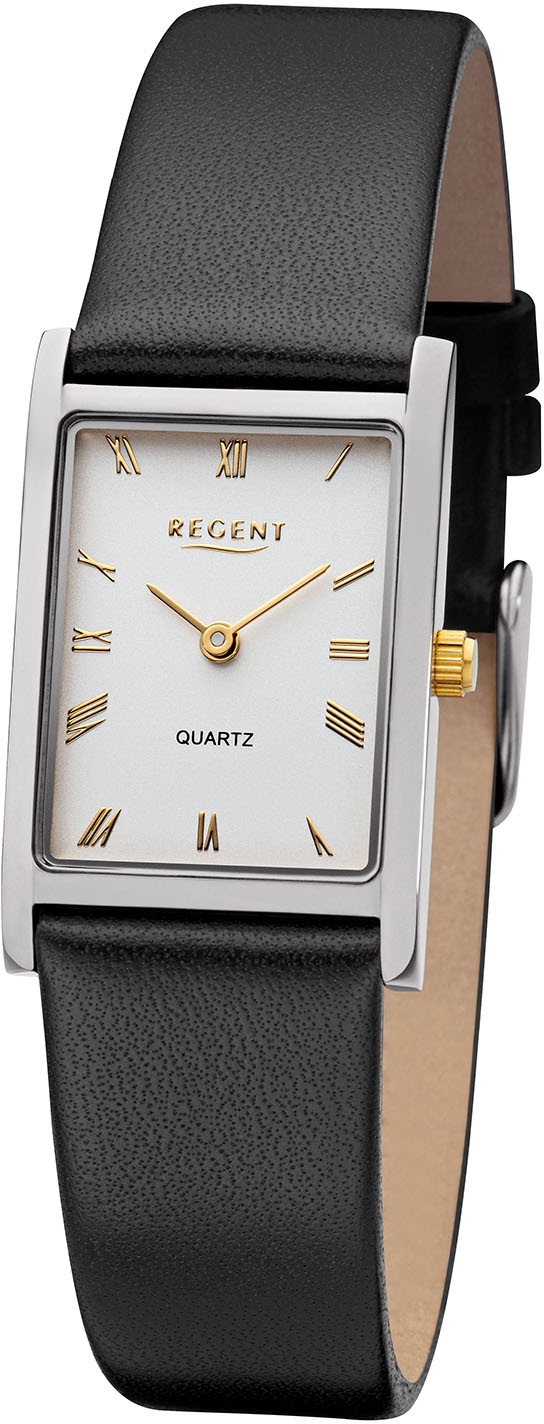 Regent Quarzuhr »F1301 - 3192.41.10«, Armbanduhr, Damenuhr, Mineralglas