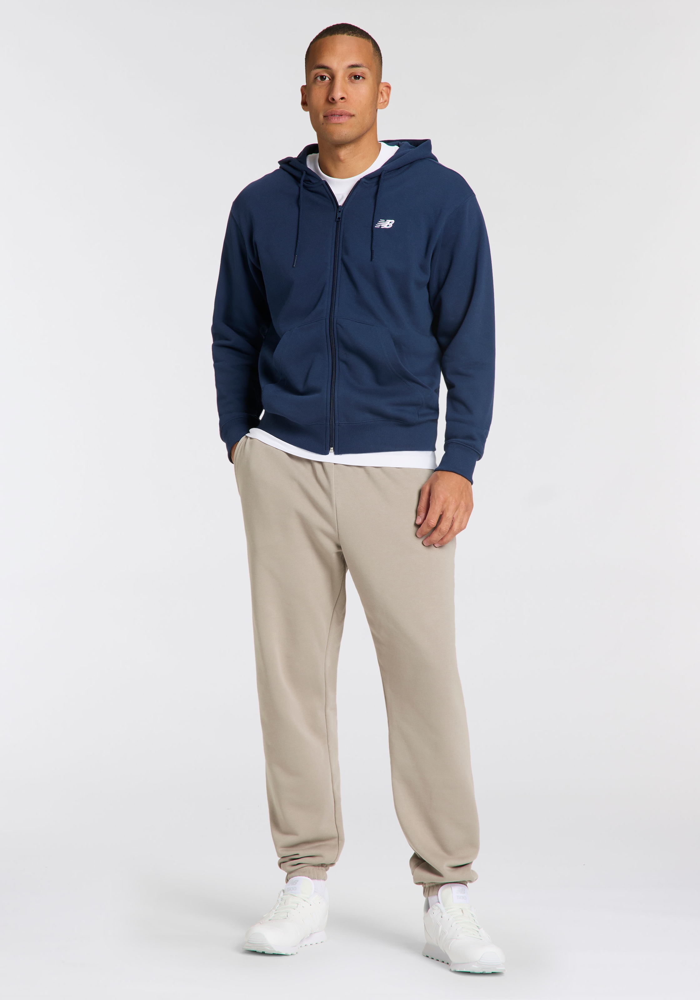 New Balance Sweatjacke »Sport Essentials Logo French Terry Full Zip«