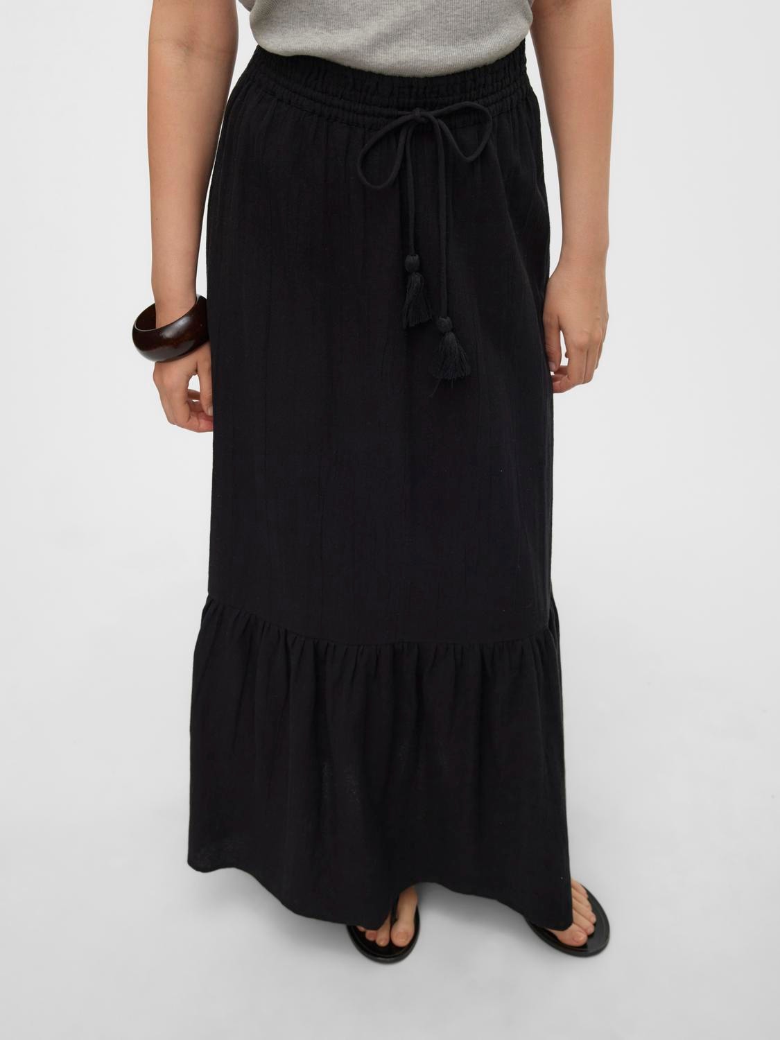 Vero Moda Maxirock »VMPRETTY HW MAXI SKIRT WVN GA NOOS«