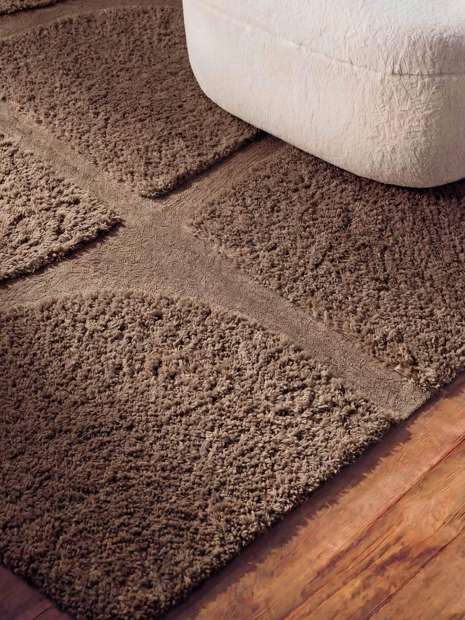 Ted Baker Hochflor-Teppich »Jasper« rechteckig 25 mm Höhe Hoch-Tief-Struktur,Weich, Shaggy, Modern, Wohnzimmer, Schlafzimmer