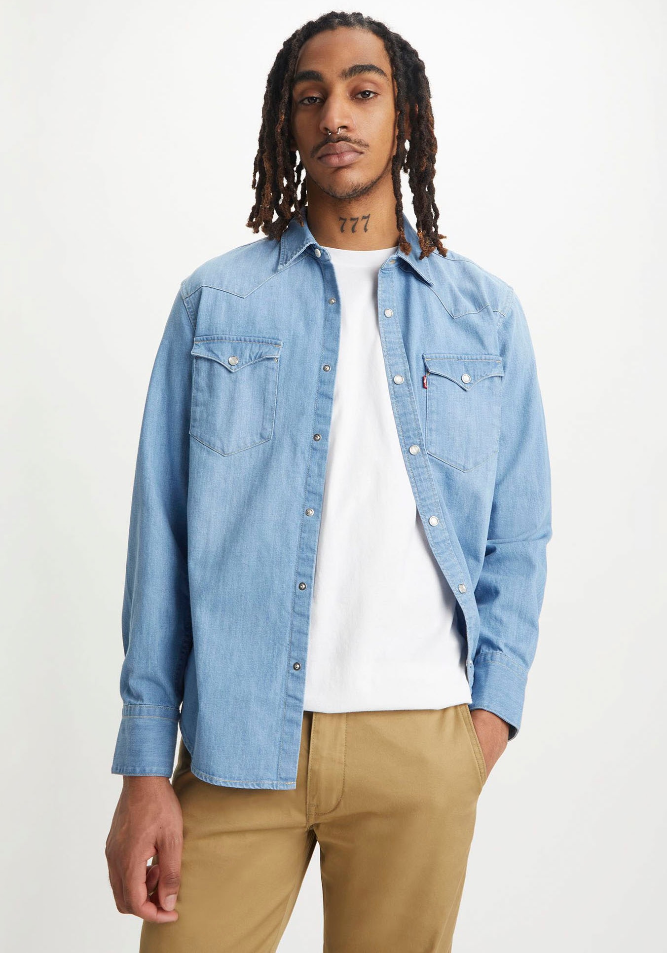 Levi's® Jeanshemd »LE BARSTOW WESTERN STAND«, mit Brusttaschen ▷ kaufen |  BAUR