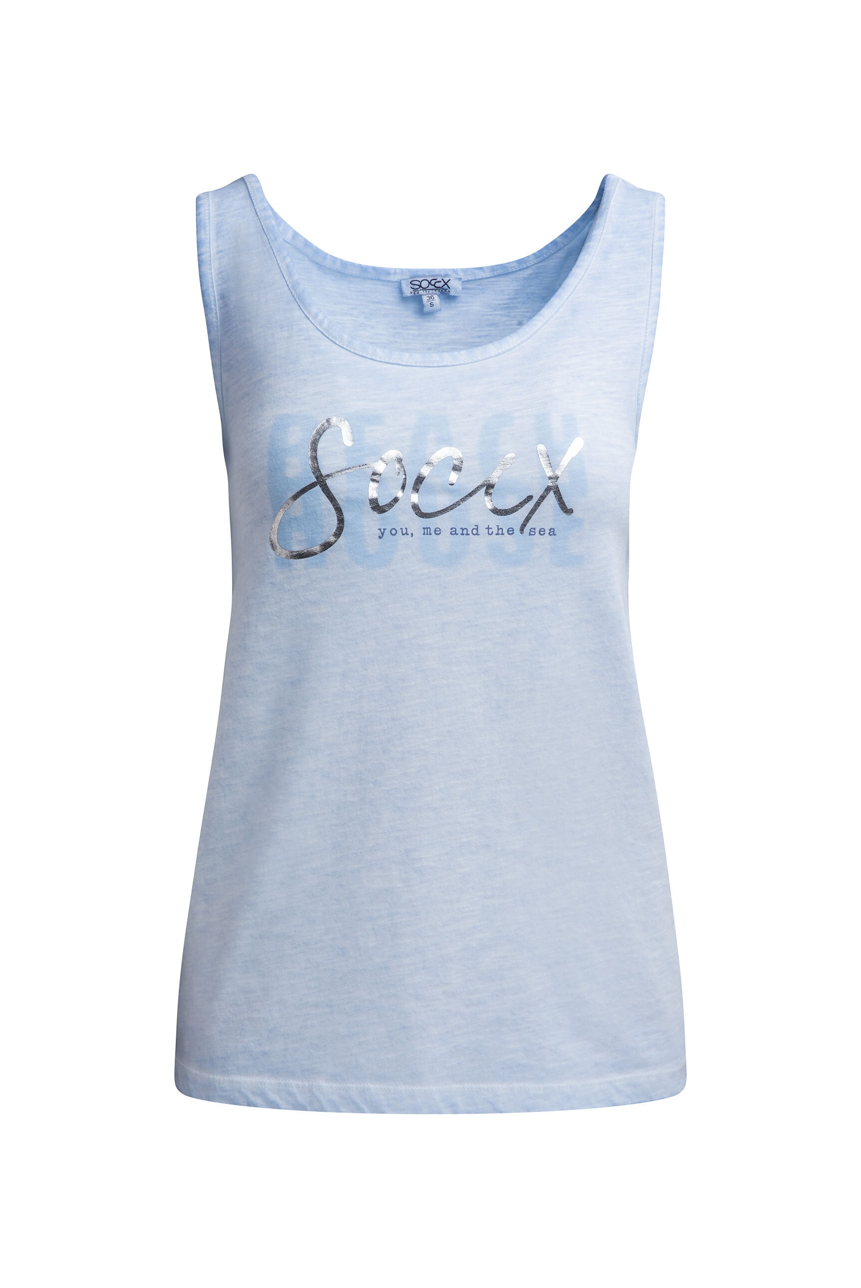 SOCCX Tanktop aus Baumwolle