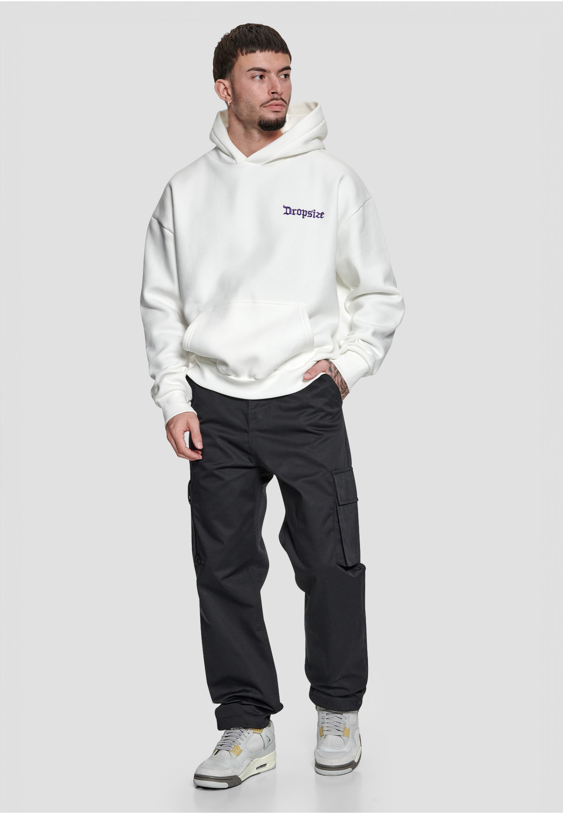 Dropsize Cargohose »Dropsize Dropsize Double Cargo Pocket Workwear Pants«