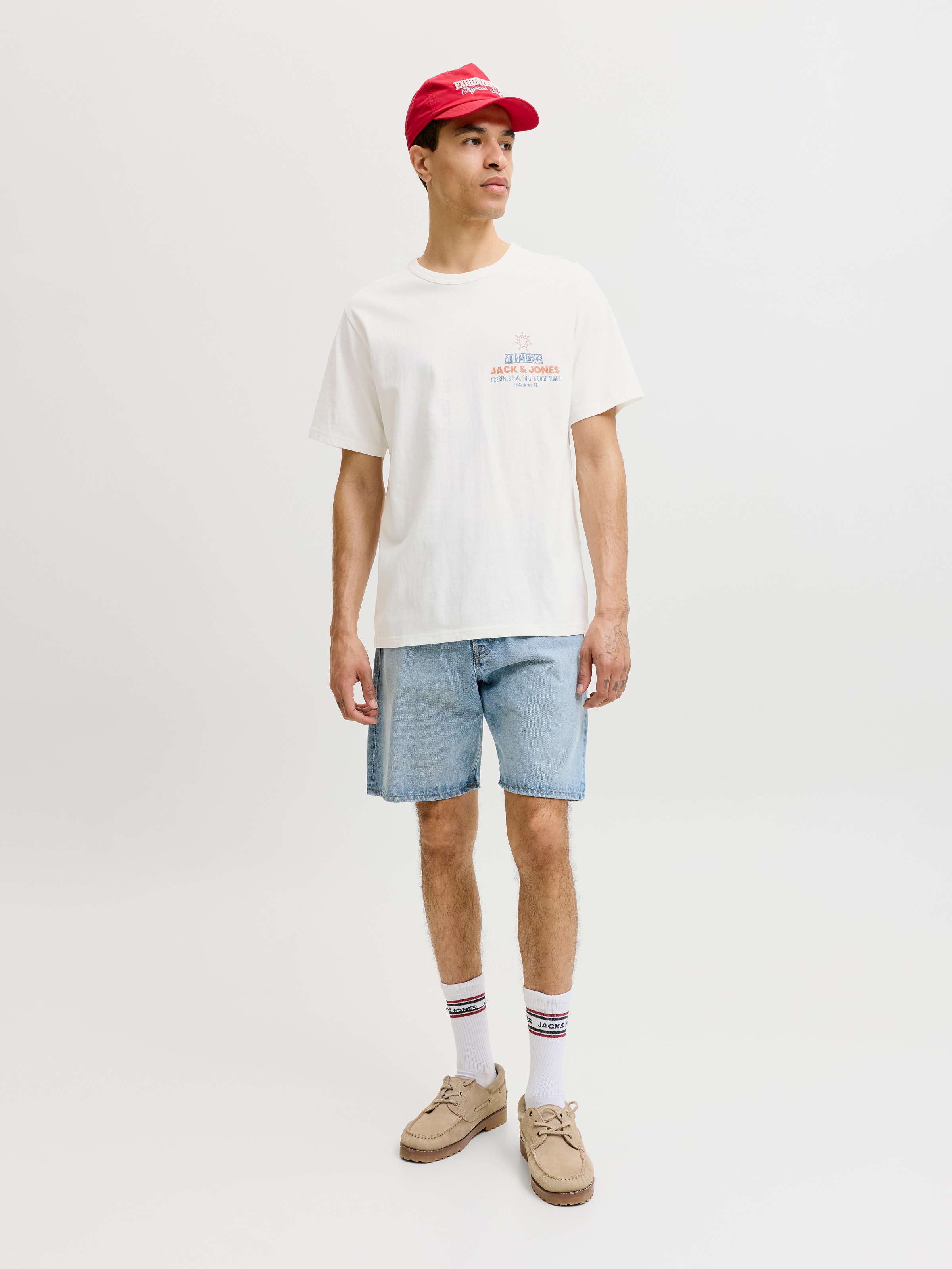 Jack & Jones T-Shirt »JPRBLUMAXWELL SS TEE« mit Print