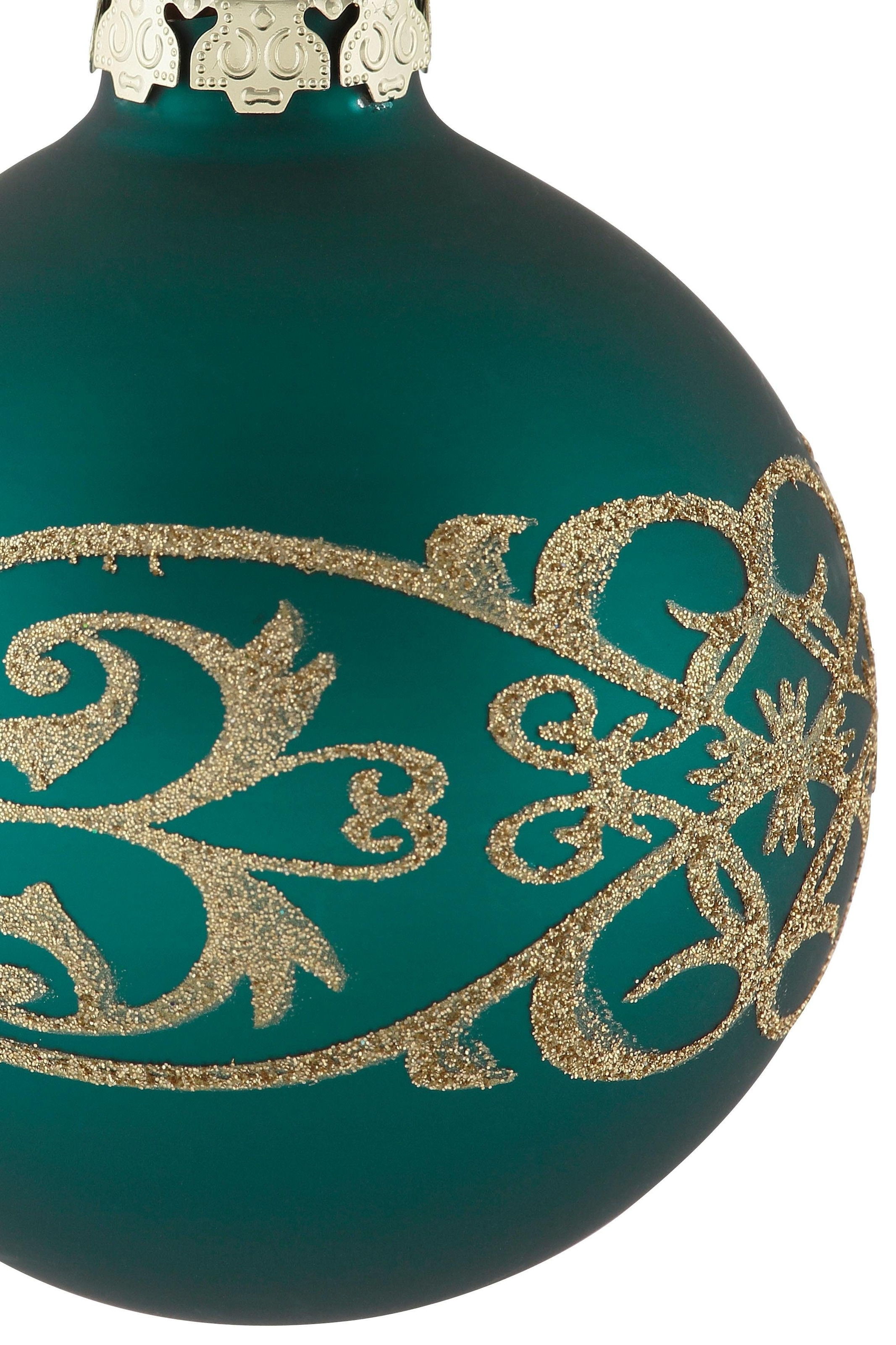 Thüringer Glasdesign Weihnachtsbaumkugel »Christmas Chic, Weihnachtsdeko,  Christbaumschmuck«, (Set, 30 St.), Christbaumkugeln aus Glas kaufen | BAUR