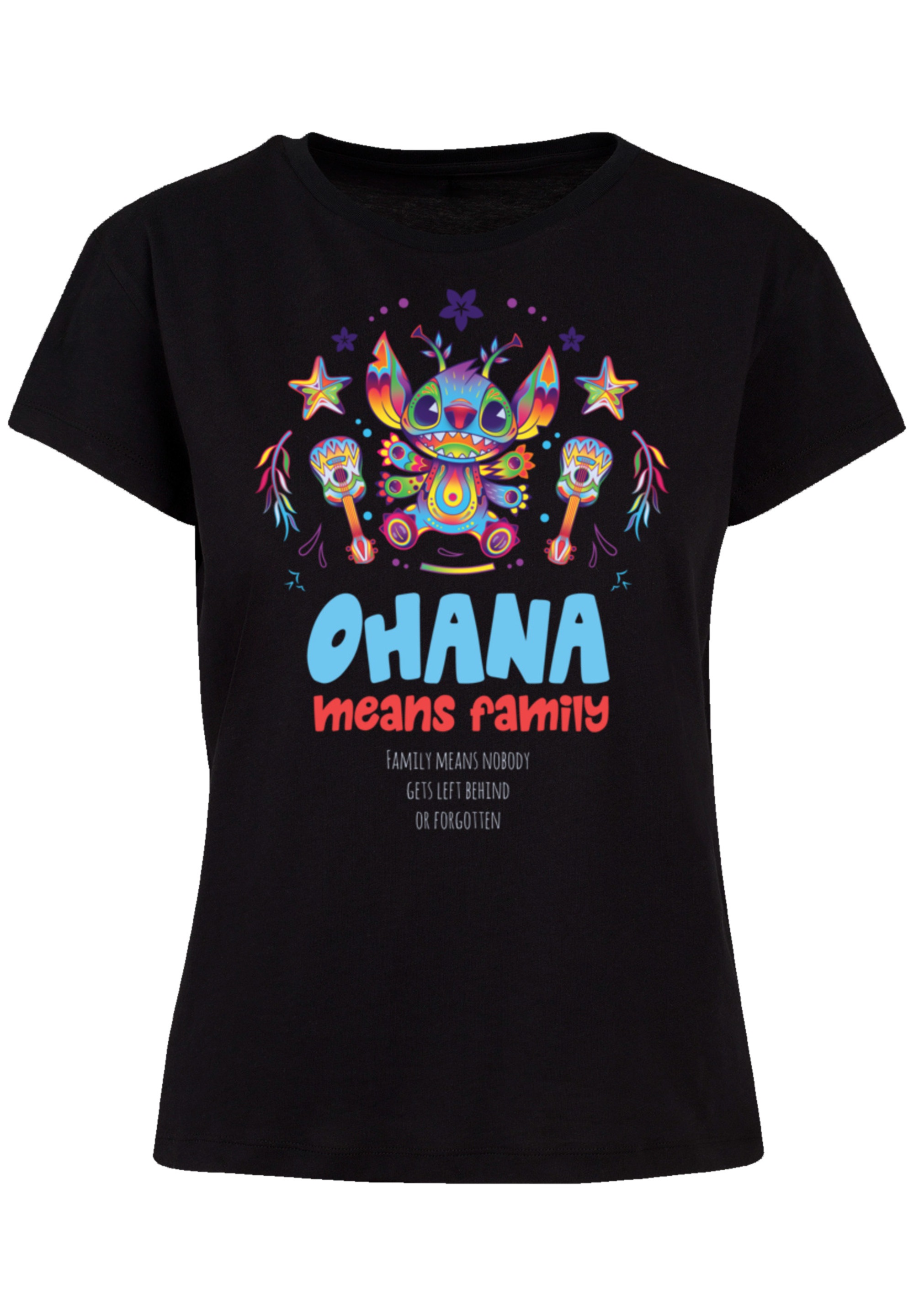 F4NT4STIC T-Shirt "Disney Lilo & Stitch Ohana Mexico", Premium Qualität günstig online kaufen