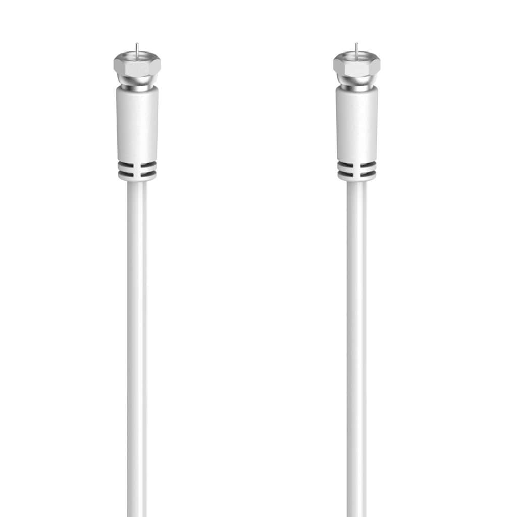 Hama SAT-Kabel »SAT-Anschlusskabel, F-Stecker - F-Stecker, 1,5 - 10 m, 90 dB«, F-Stecker, 1000 cm