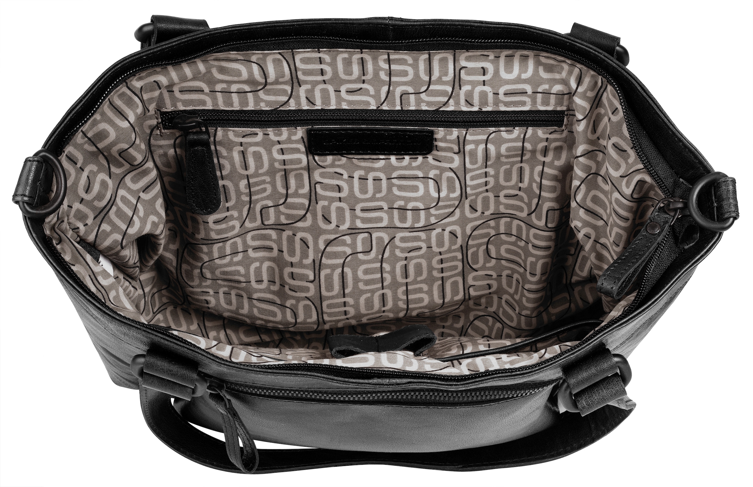 Spikes & Sparrow Shopper, echt Leder