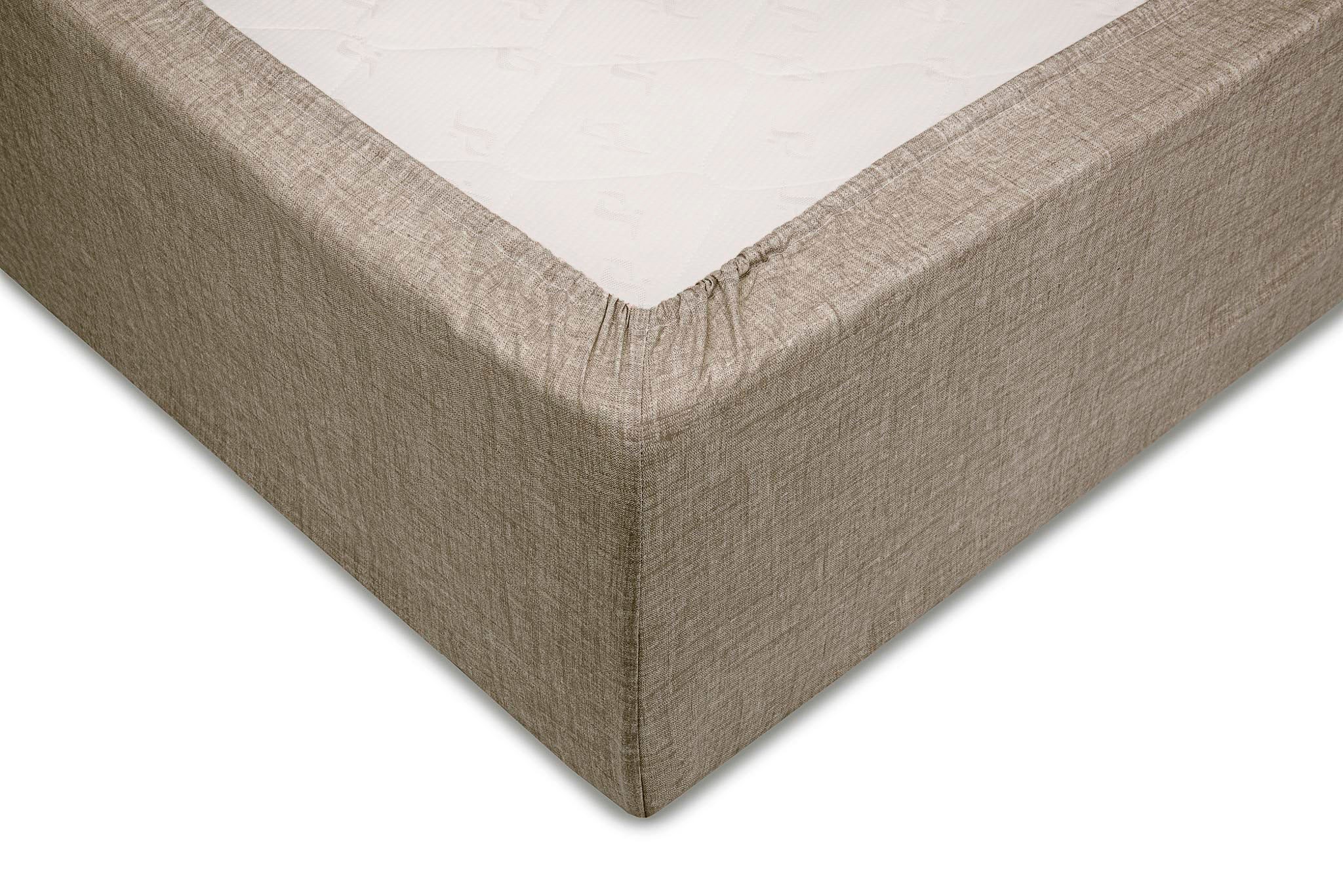 ZO HOME Spannbettlaken »Lino«, Laken aus 100% Baumwolle, Leinen Optik, Print, Betttuch ab 90x200