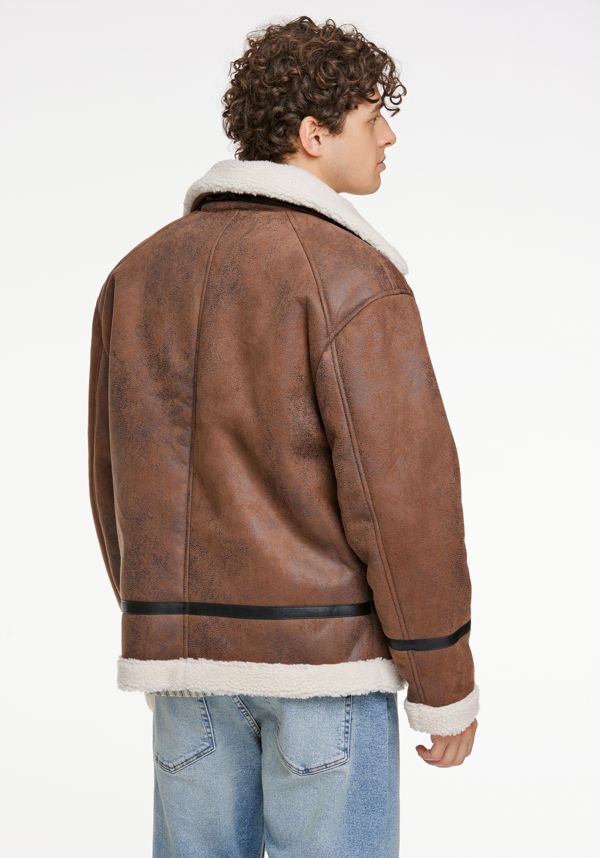 LINDBERGH Fellimitatjacke "Lindbergh Casual Jacke" günstig online kaufen