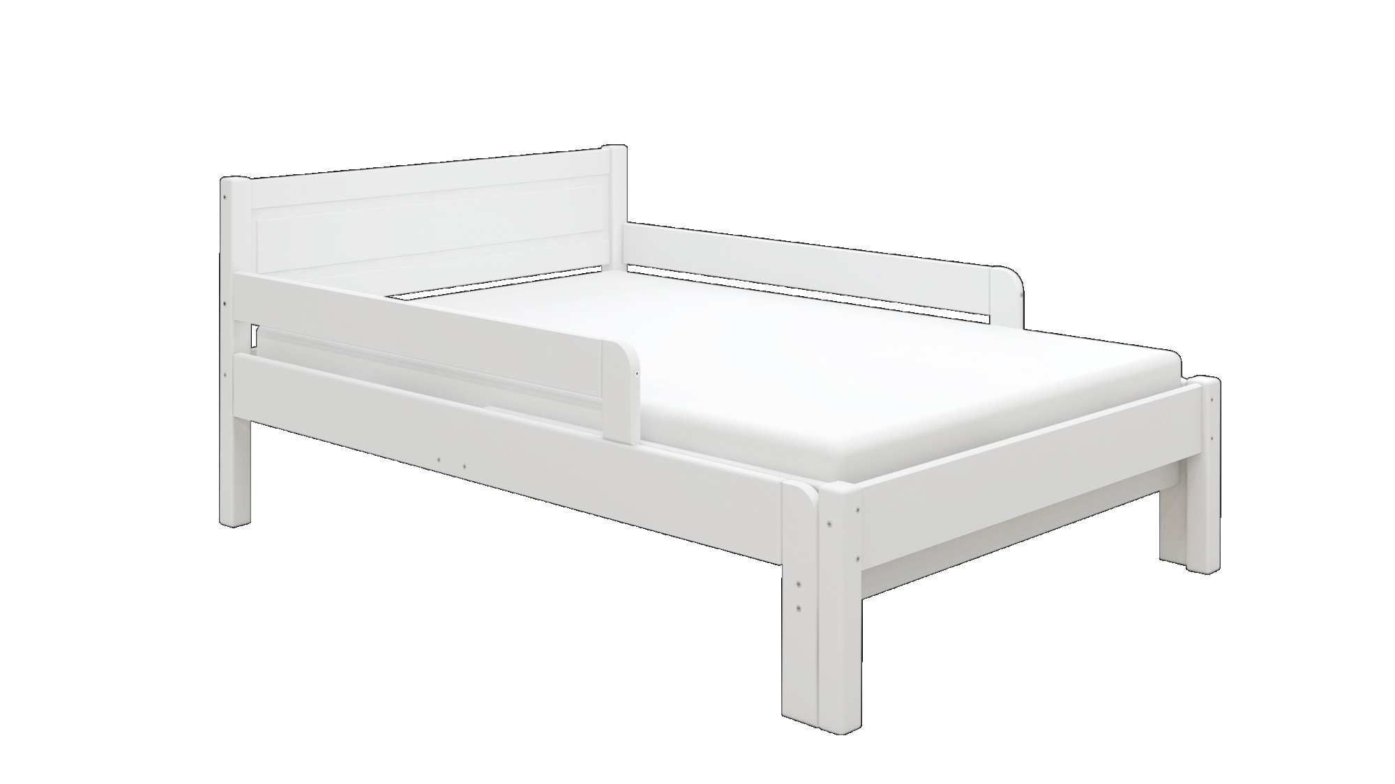 OTTO home Kinderbett »Hero, Massivholzbett, ausziehbar von 140 bis 200 cm, FSC®« 90cm Breite, 140-200cm Liegefläche,  massive Kiefer, mit Lattenrost, zeitlose Optik,  Rausfallschutz