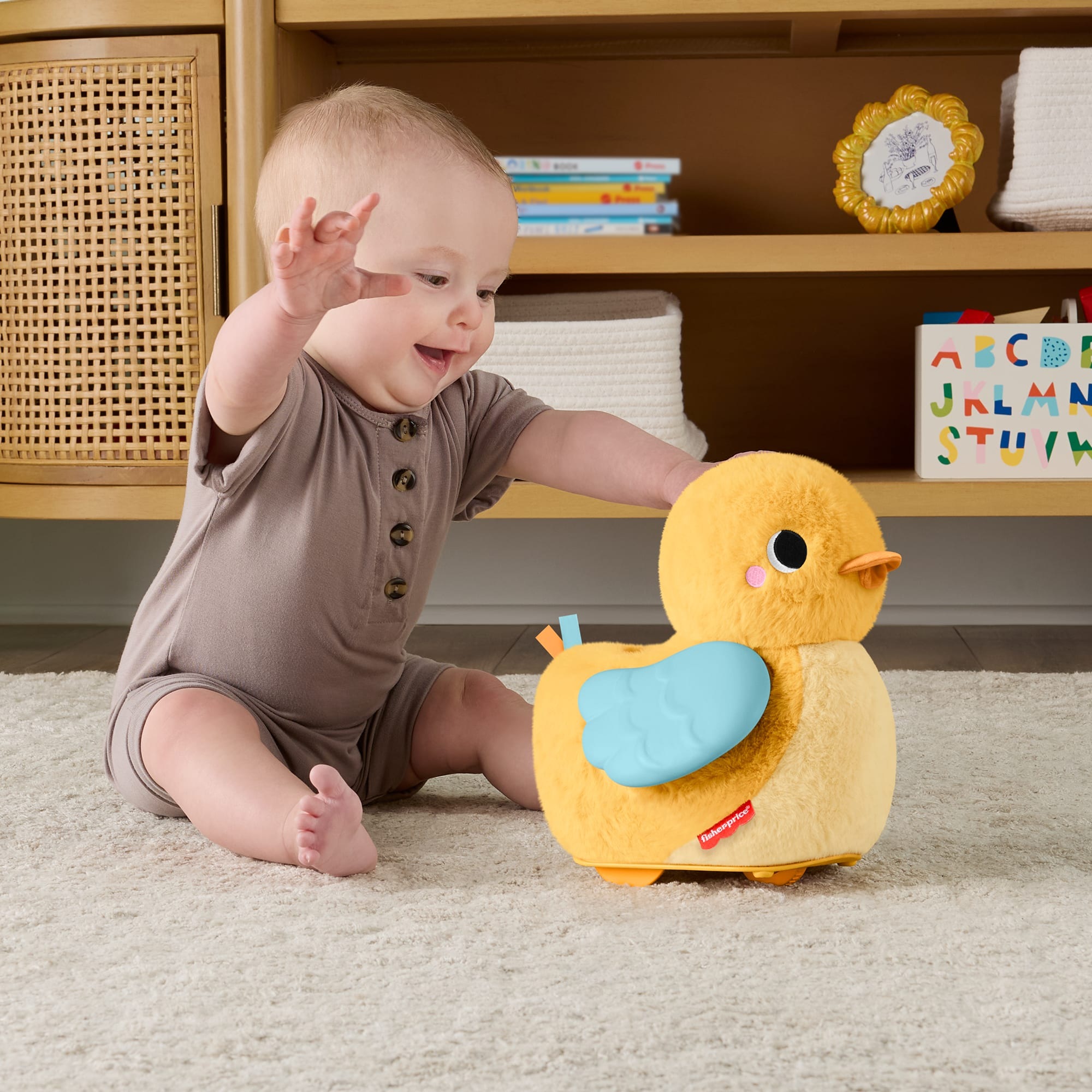 Fisher-Price® Plüschfigur »4-in-1 Knuddel- und Krabbel-Ente«