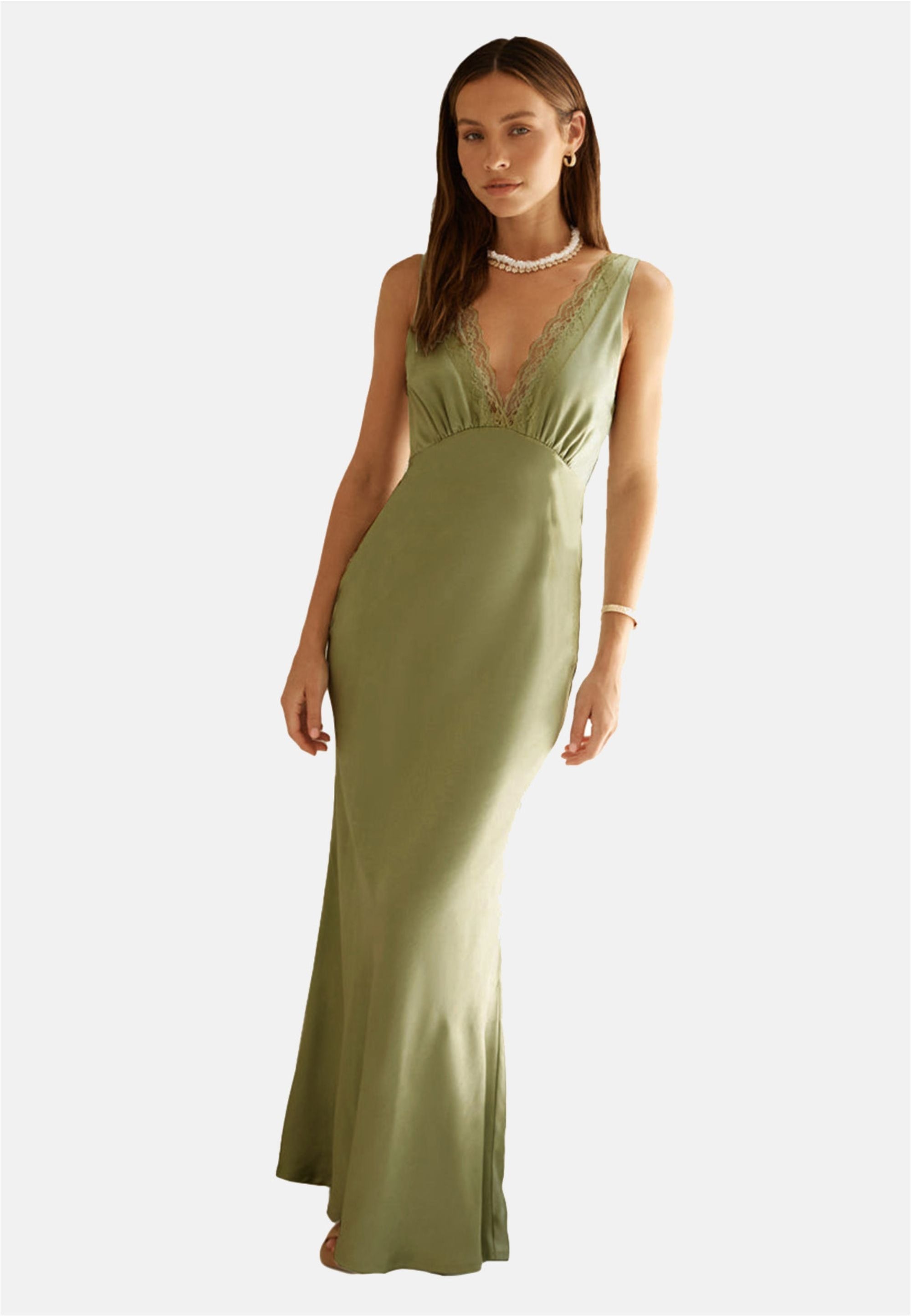 Moda Minx Jerseykleid "Ella Long Dress", mit wunderschönem Spitzenbesatz an günstig online kaufen