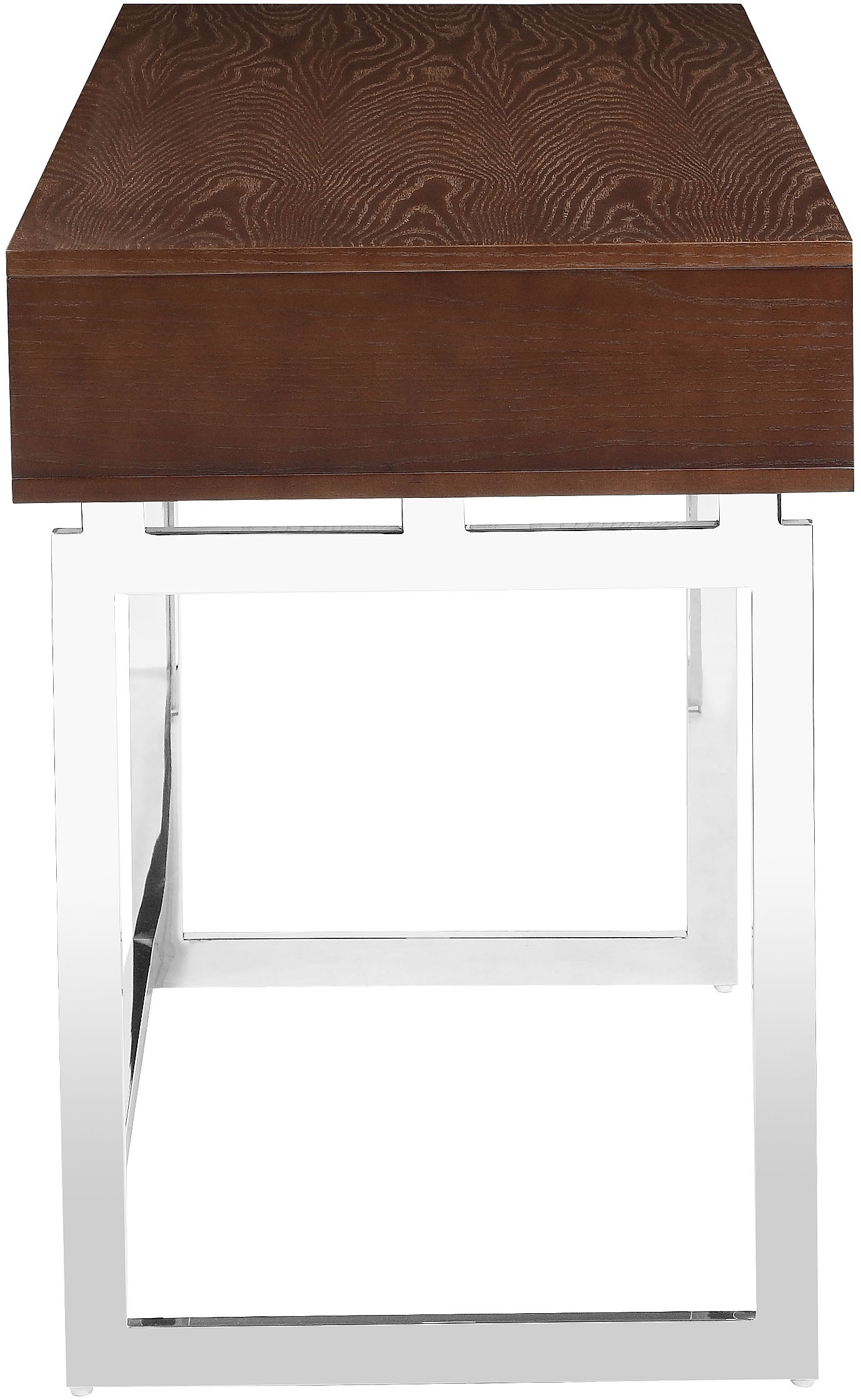 LeGer Home by Lena Gercke Schreibtisch »Danuta«, Furnierholz, Kufen aus Edelstahl, Breite 140 cm