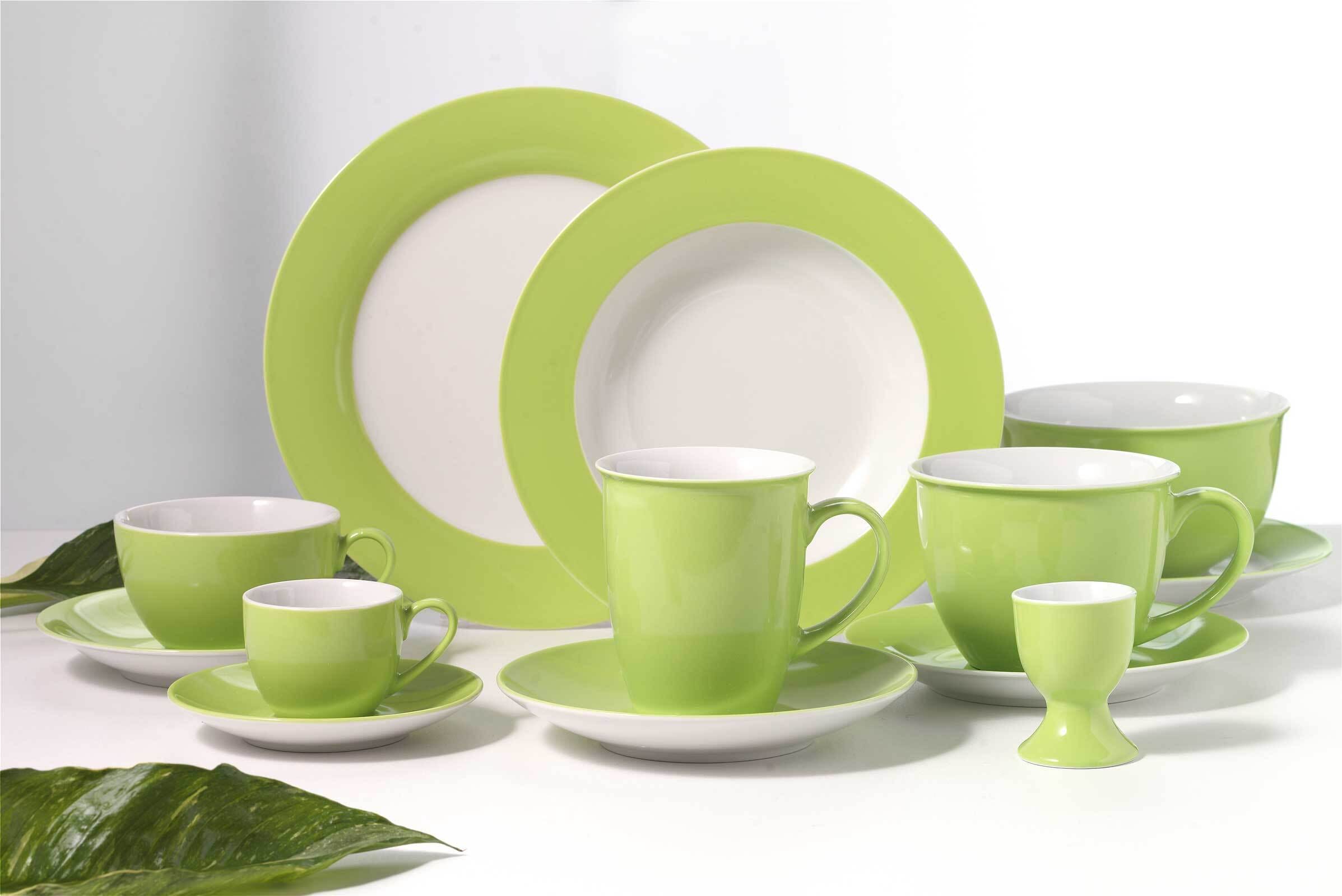 Ritzenhoff & Breker Eierbecher »Eierbecher Doppio ø 5 cm 6er Set bunt« Spülmaschinenfest, Mikrowellensicher