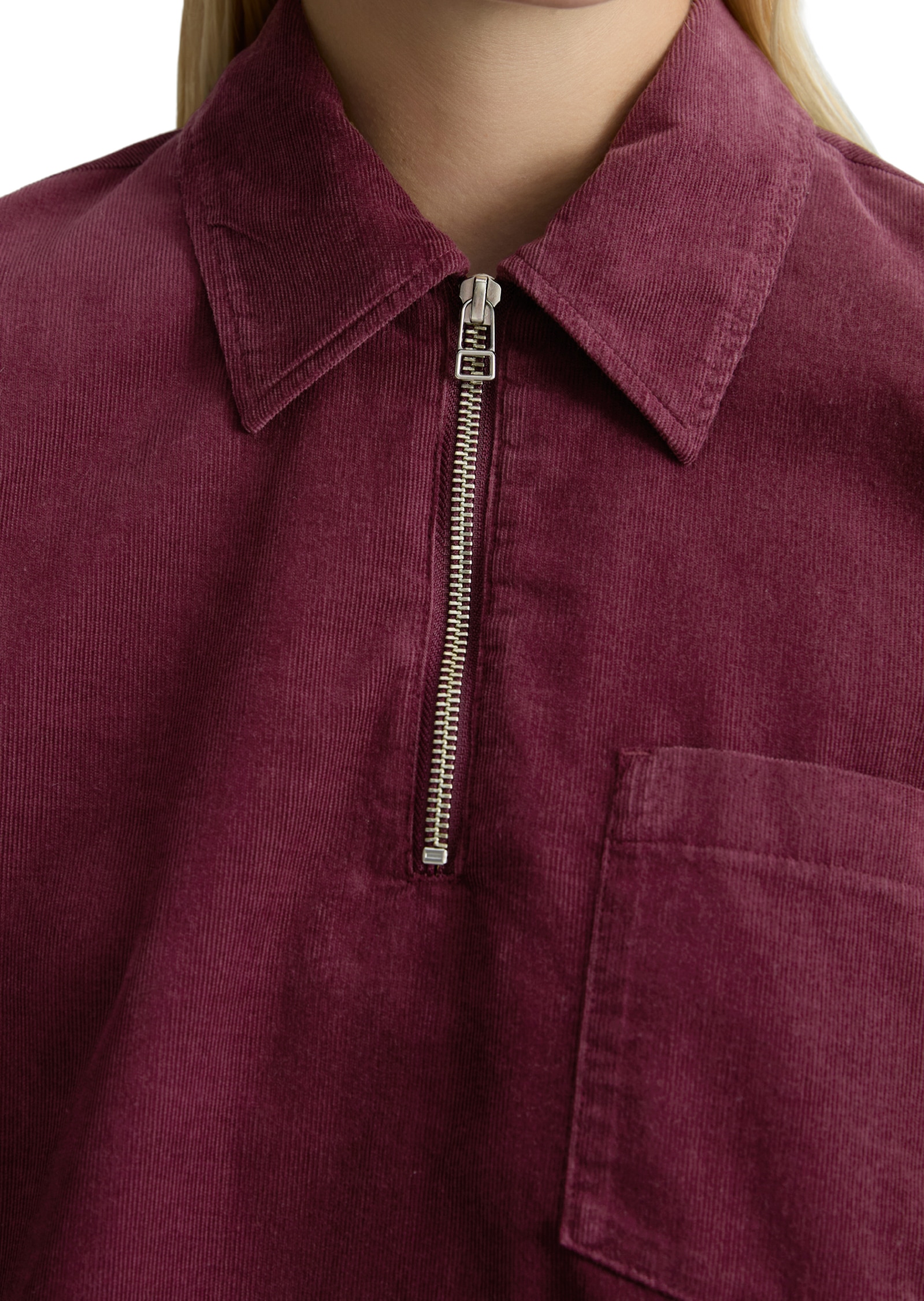 Marc O'Polo DENIM Kurzarmbluse »aus Organic Cotton«