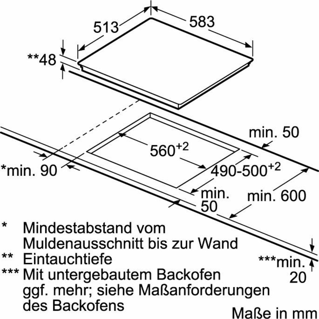 NEFF Elektro-Kochfeld von SCHOTT CERAN® »T16BD56N0«, T16BD56N0