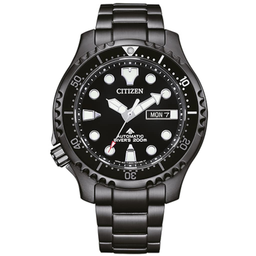 Citizen Taucheruhr »Promaster Marine, NY0145-86EE«, Armbanduhr, Herrenuhr, Automatik