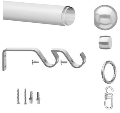 OTTO home Gardinenstange "Bari" Ø 16 mm 2 läufig-läufig ausziehbar stufenlo günstig online kaufen