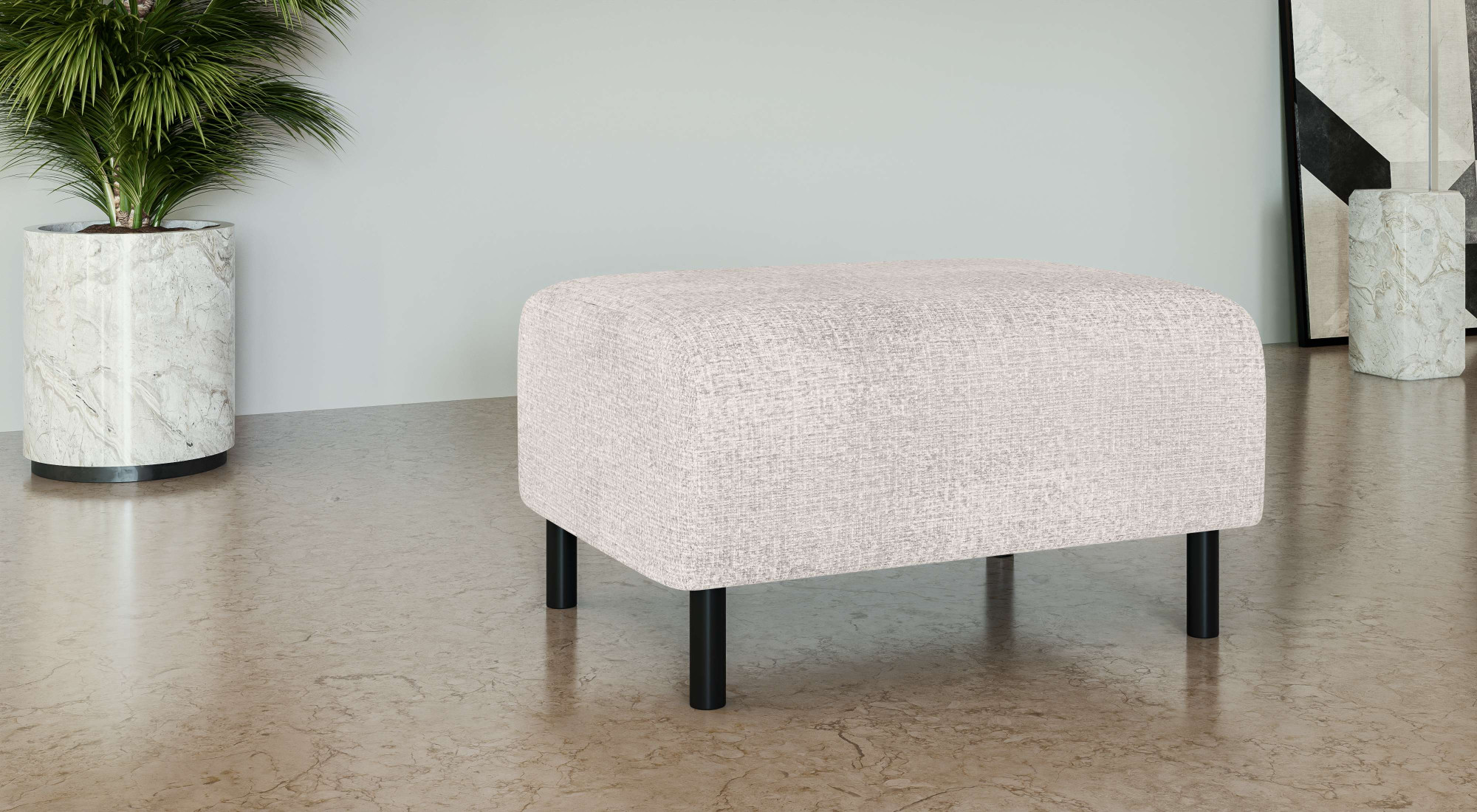 Home affaire Polsterhocker "Glandine"