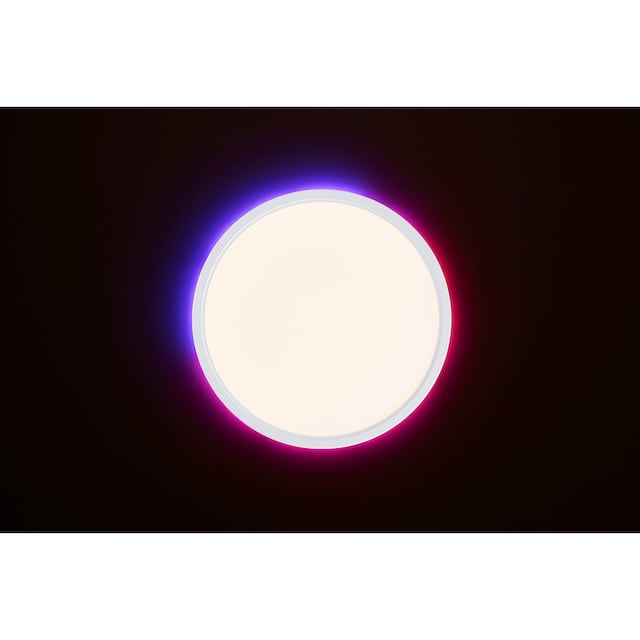 my home LED Deckenleuchte »Elliot«, Ø 29,5 cm, 2200 Lumen, 3000-6500  Kelvin, weiß | BAUR