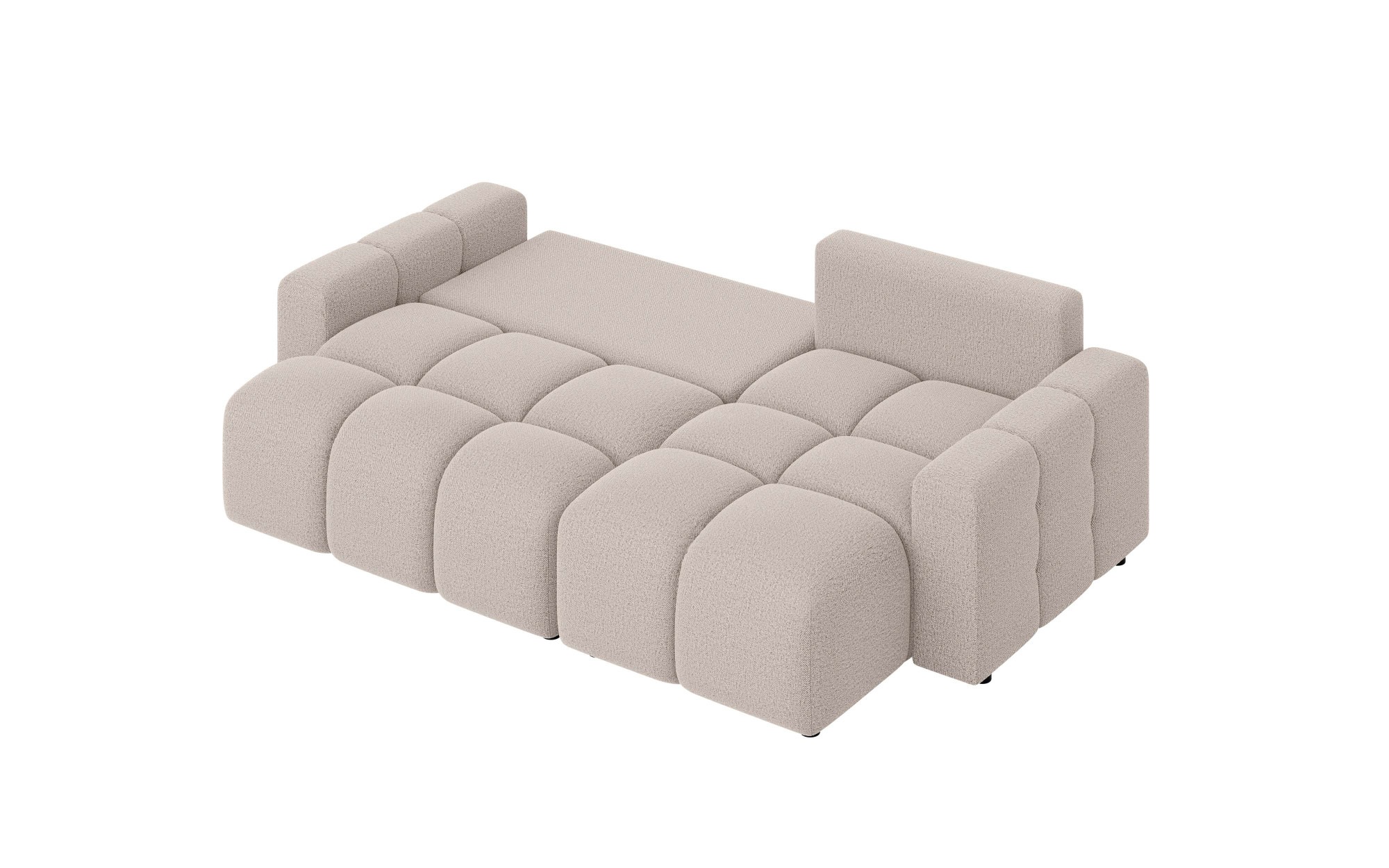 Home affaire Ecksofa »FELICI, Schlafsofa 233cm, L-Form mit Recamiere beidseitig montierbar« Designsofa mit Bettfunktion und Bettkasten, Maße B/T/H: 233/142/88 cm