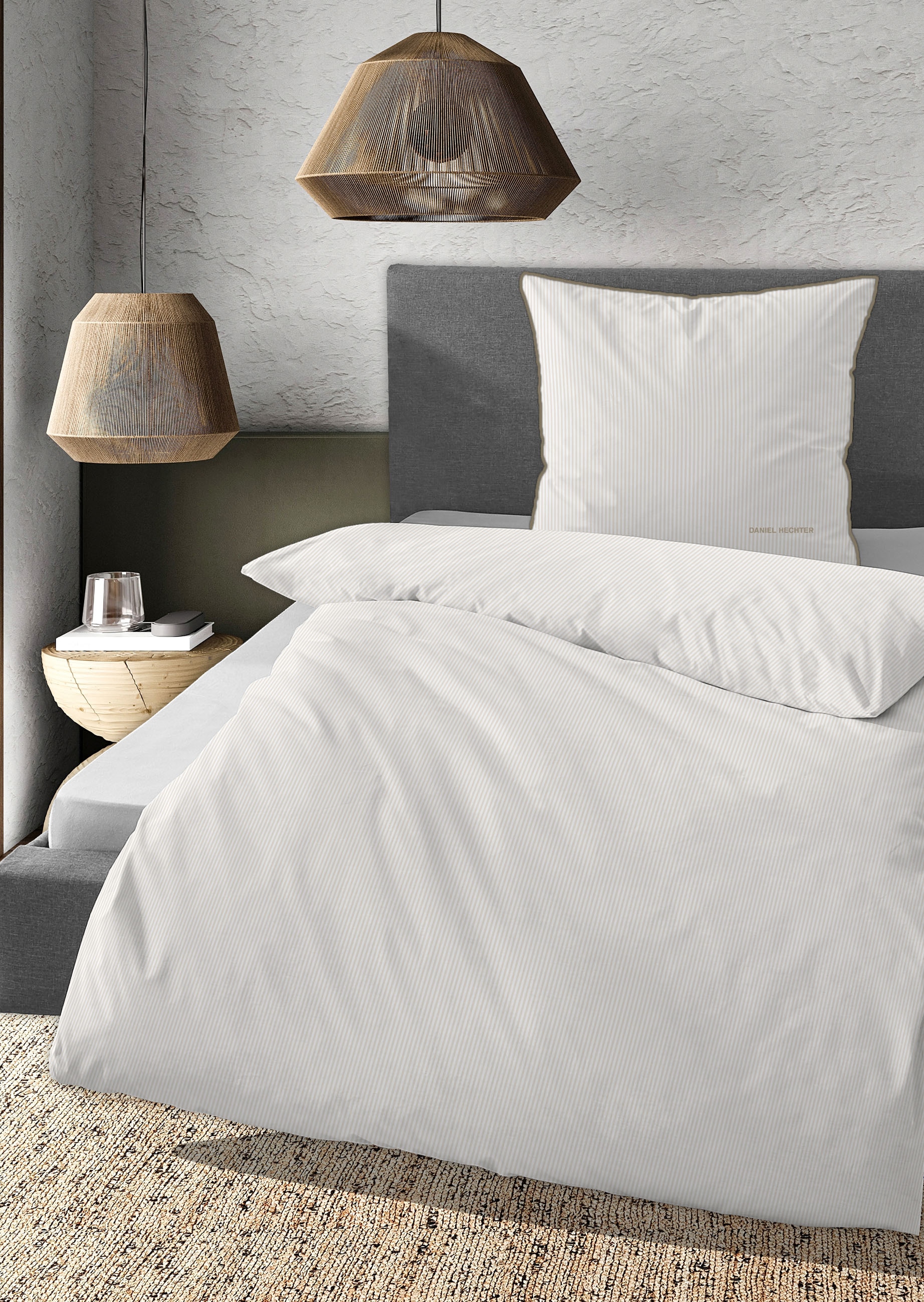 Daniel Hechter Bettwäsche "0061304" 2 Stk. feiner Glanz+weicher Griff, 100% günstig online kaufen