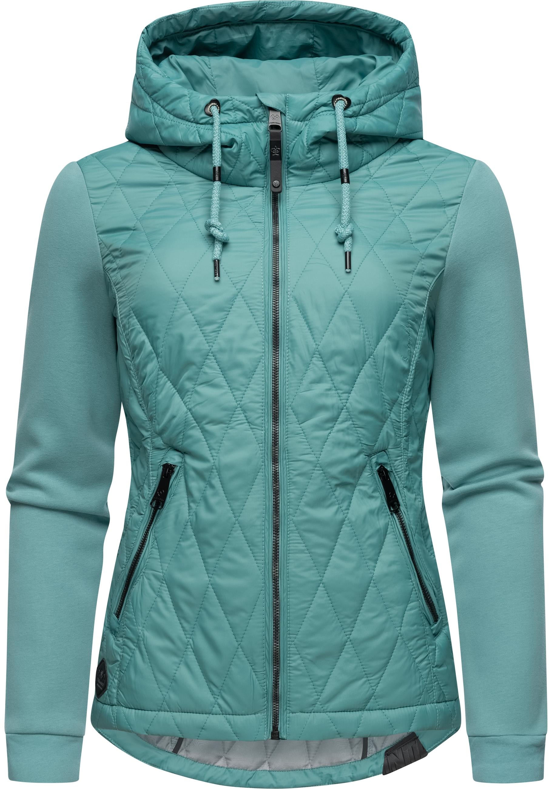 Ragwear Outdoorjacke "Lucinda", mit Kapuze, Steppjacke aus modernem Materialmix mit Kapuze