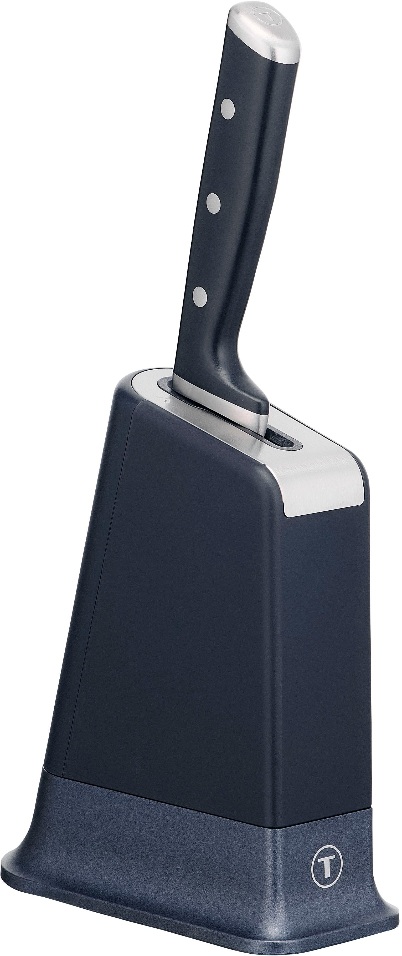 Tefal Messerblock "EverSharp Pro, 1x Kochmesser 16,5 cm, 1x selbstschärfender Messerblock" 2 Stk. scharfe Klinge aus deutschem Edelstahl, automatisches Schärfungssystem