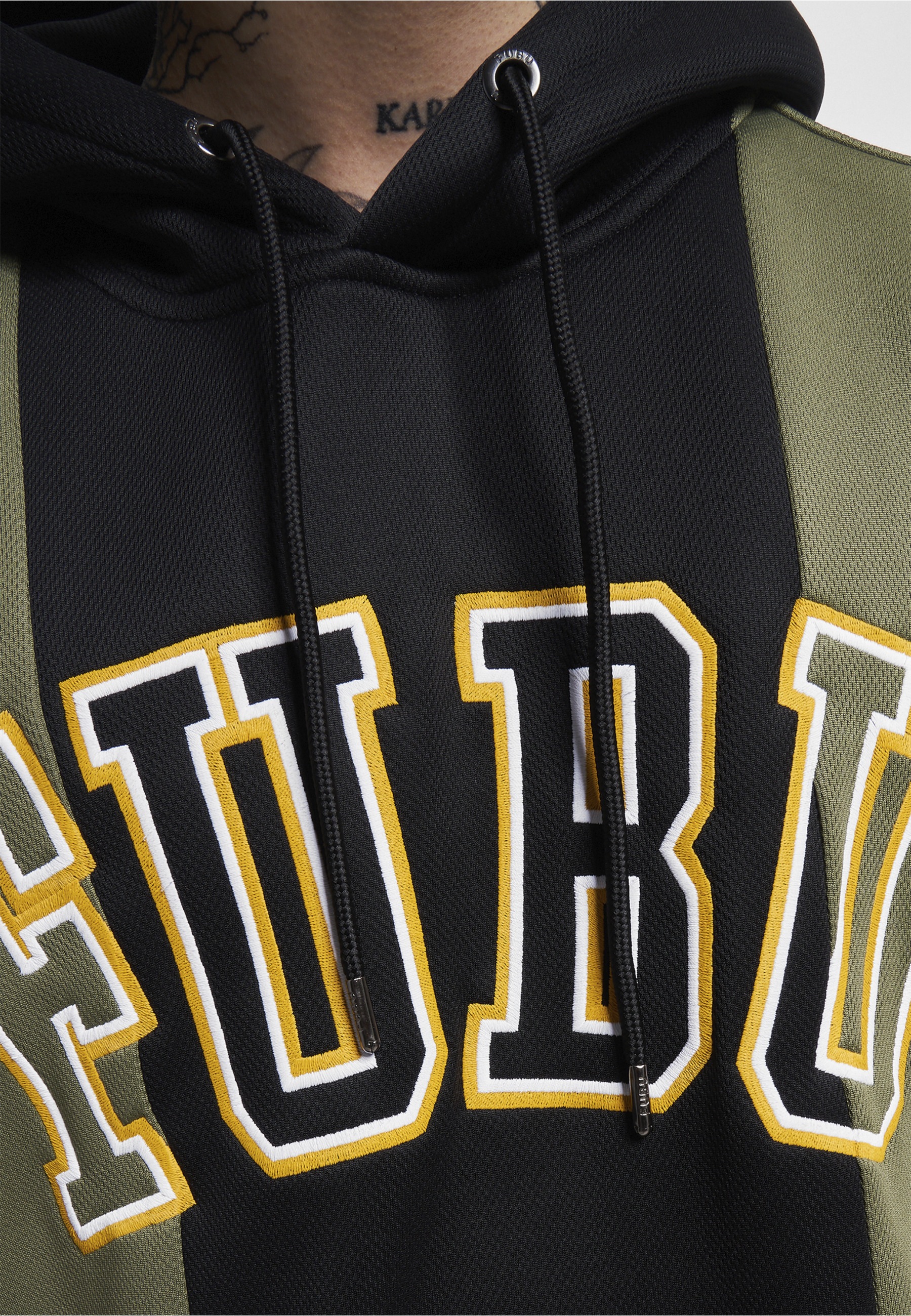 Fubu Kapuzenpullover »Fubu Herren FM234-010-1 FUBU College Block Mesh Hoodie« 1 Stk.
