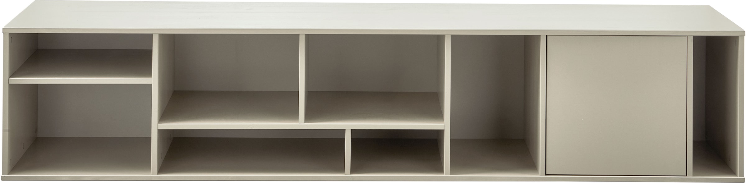 WOOOD Lowboard »vtwonen LETTERBA(N)K XL WANDSCHRANK KIEFER DUST [fsc]« Wandmöbel von vtwonen, offene und geschlossene Fächer aus FSC®