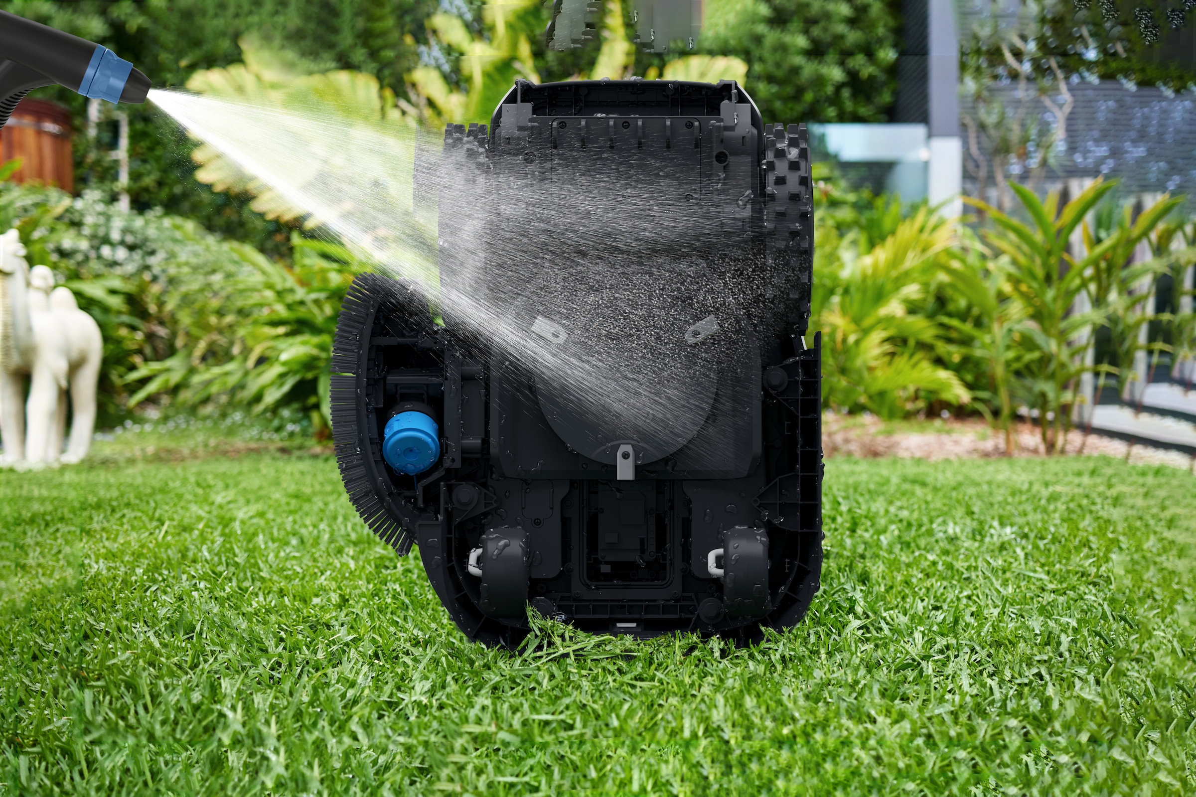 ECOVACS Rasenmähroboter »GOAT O1200 LiDAR PRO« Trimmer (8500 rpm),   mit bahnbrechender Dual-LiDAR Navigation für Gärten