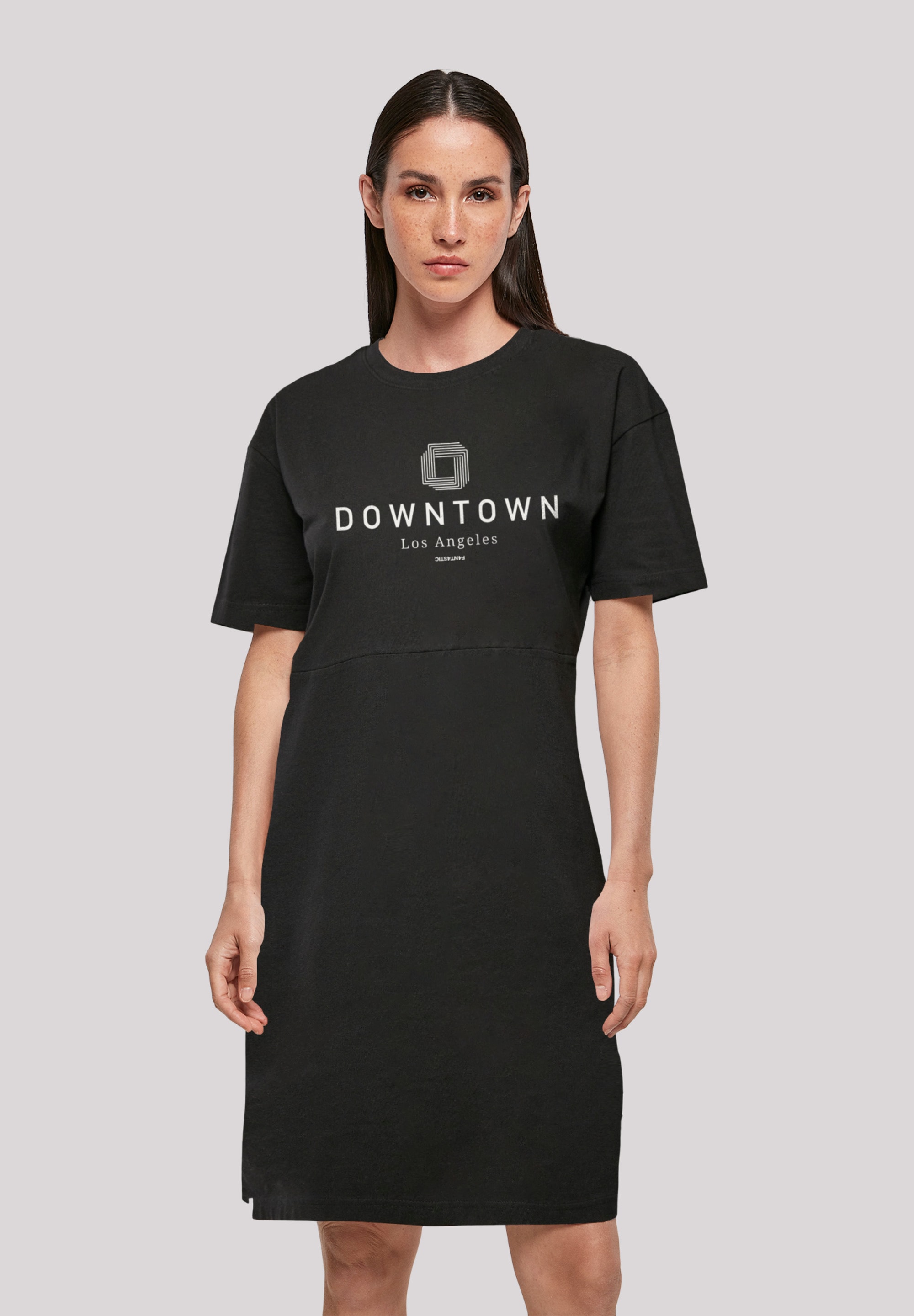 F4NT4STIC Shirtkleid "Downtown LA" Ohne Taschen Print günstig online kaufen