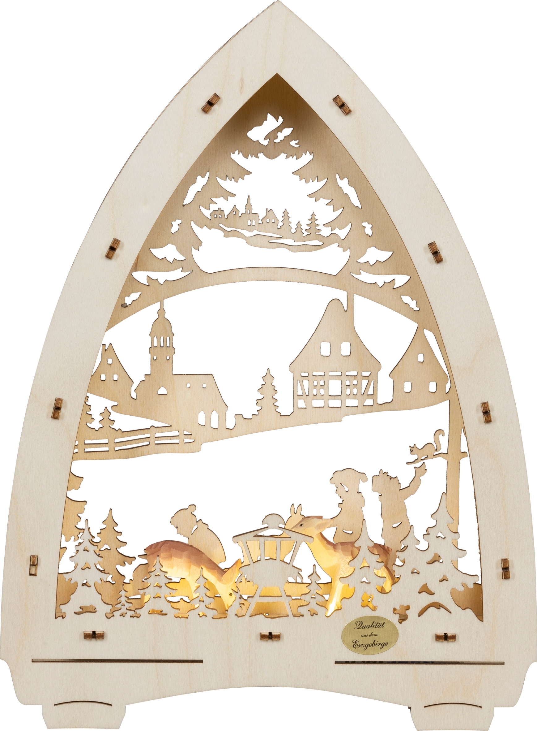 SAICO Original LED Schwibbogen "LED-Lichterspitze, Wildfütterung" für Batte günstig online kaufen
