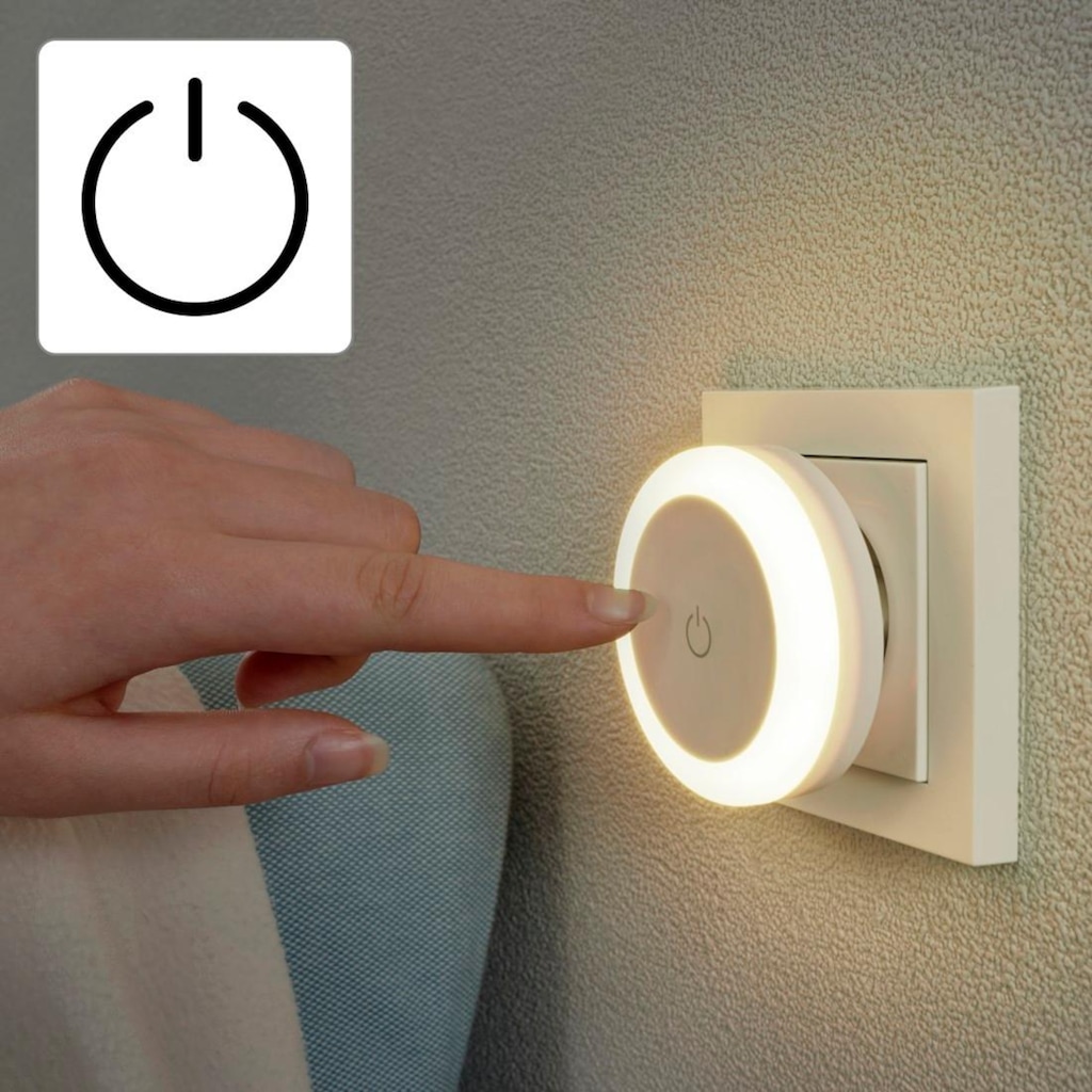 Hama LED Nachtlicht »LED-Nachtlicht "Touch Switch", Nachtlicht«