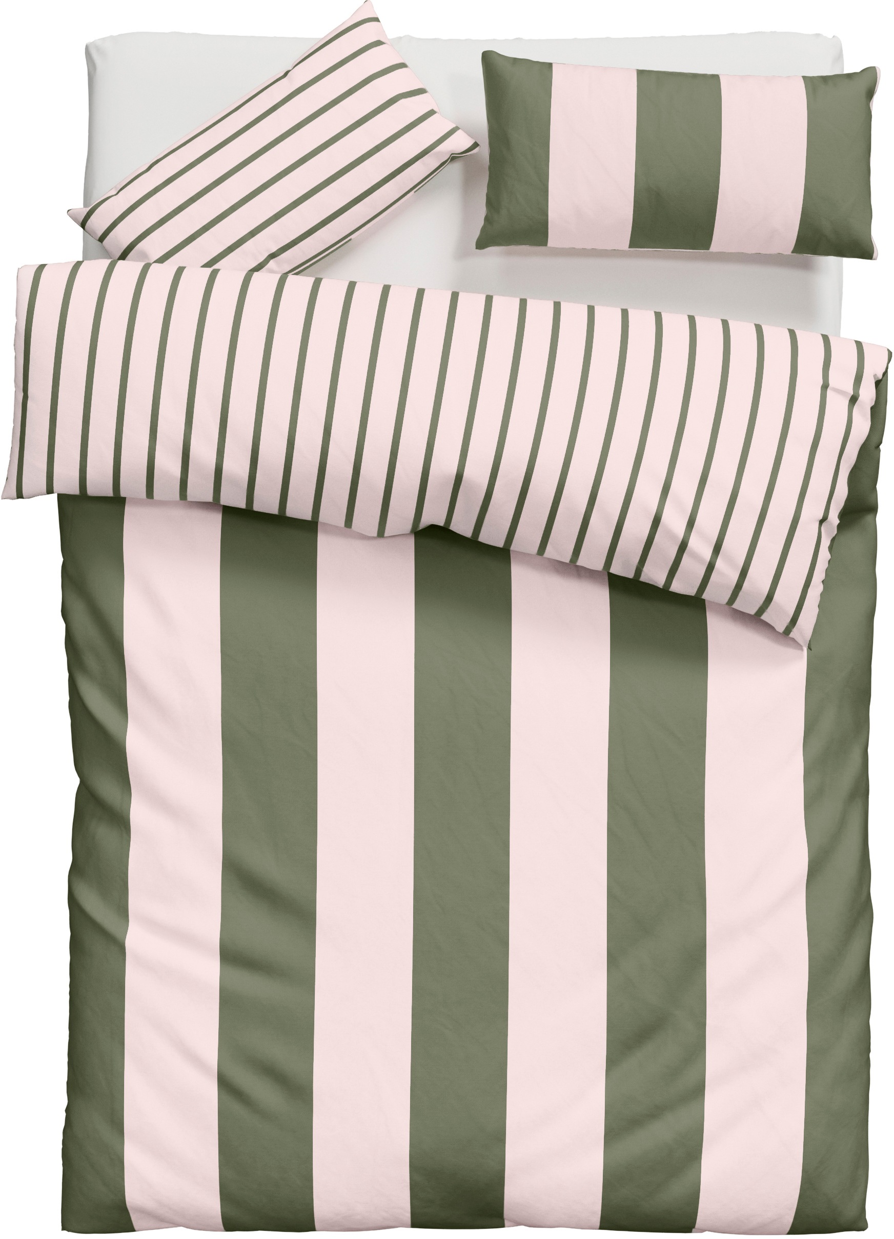 OTTO home Bettwäsche "Sari Trend" 2 tlg. moderne Bettwäsche mit Streifen, f günstig online kaufen