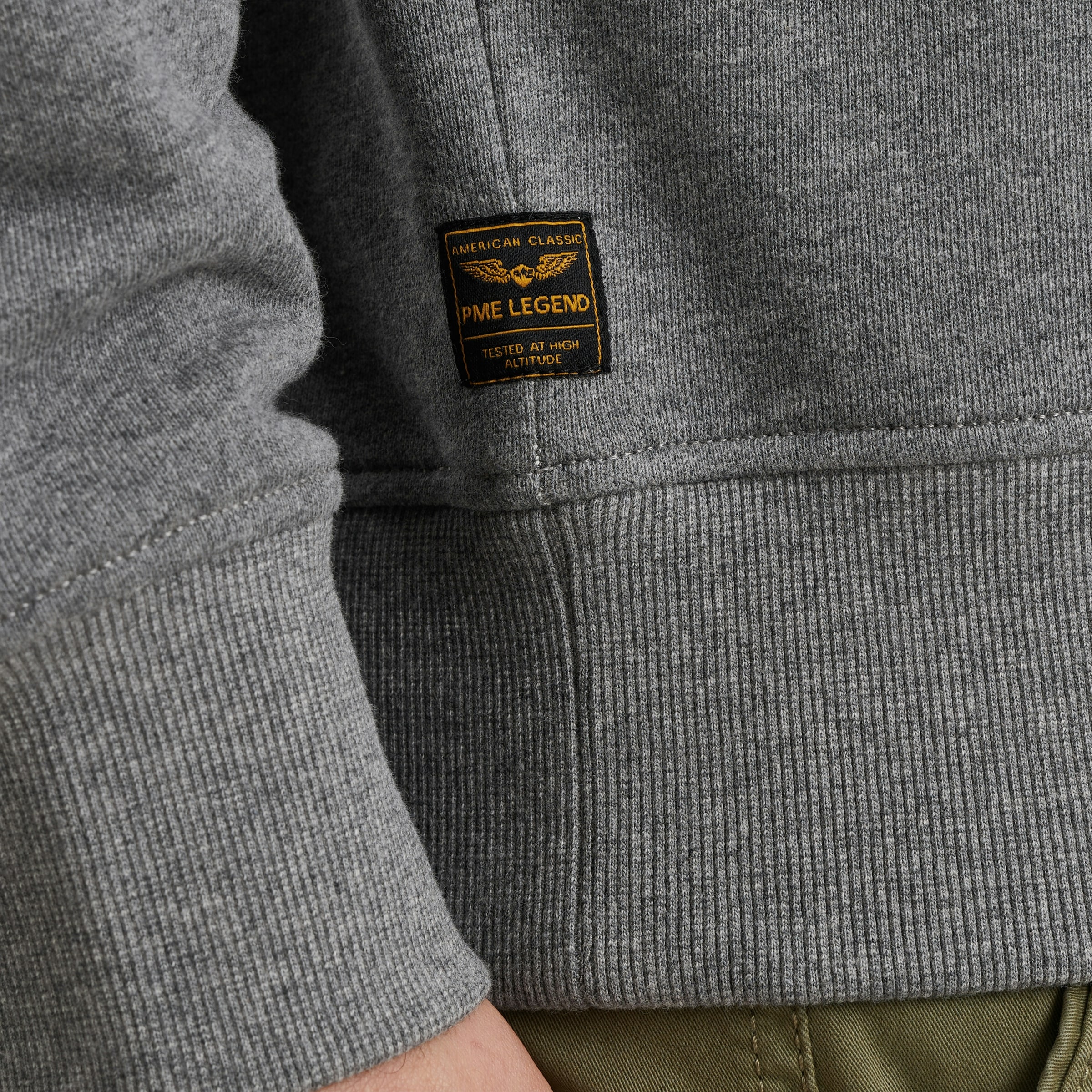 PME LEGEND Sweatshirt »Crewneck soft terry with logo«, mit Logo Stickerei