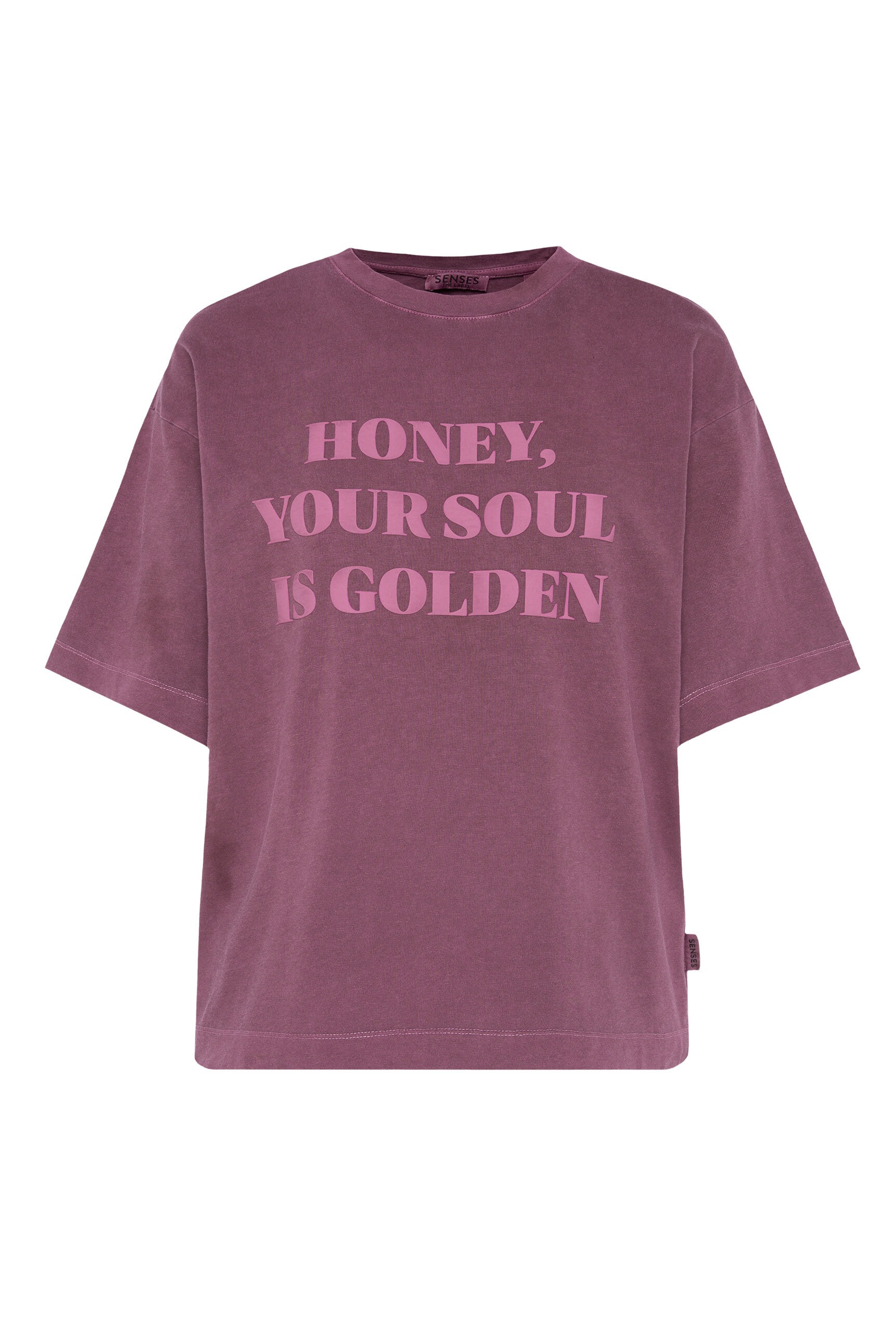 SENSES.THE LABEL Rundhalsshirt aus Baumwolle günstig online kaufen