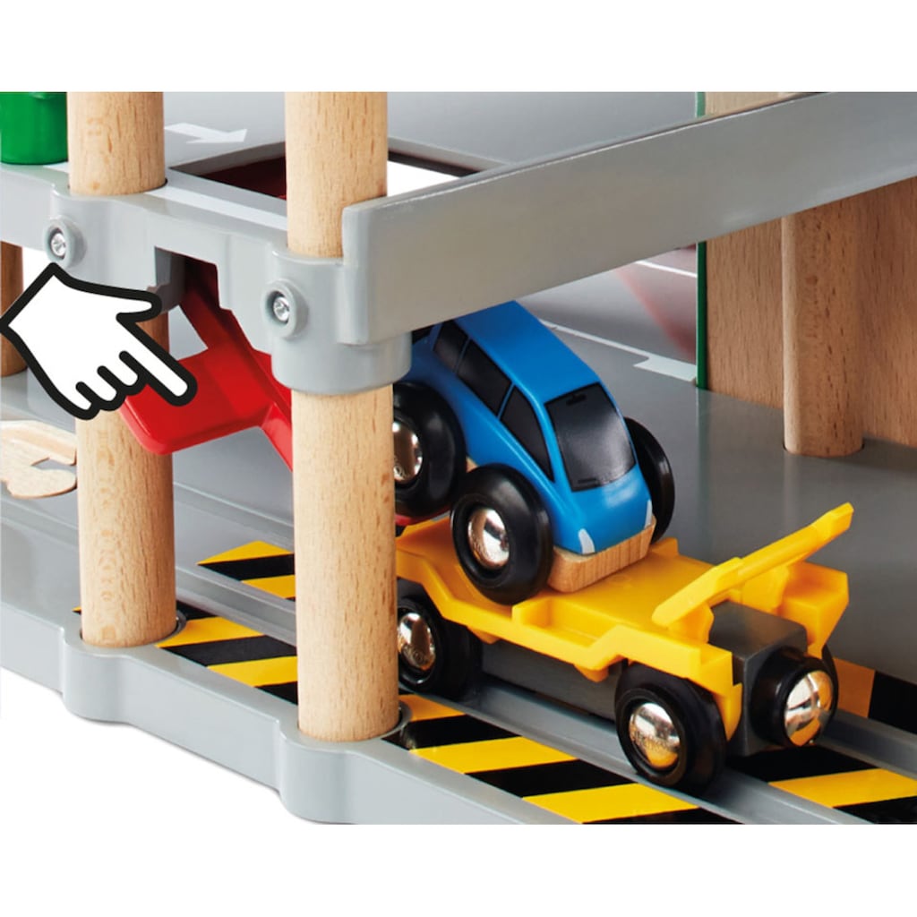 BRIO® Spiel-Parkhaus »BRIO® WORLD, Parkhaus, Straßen & Schienen«