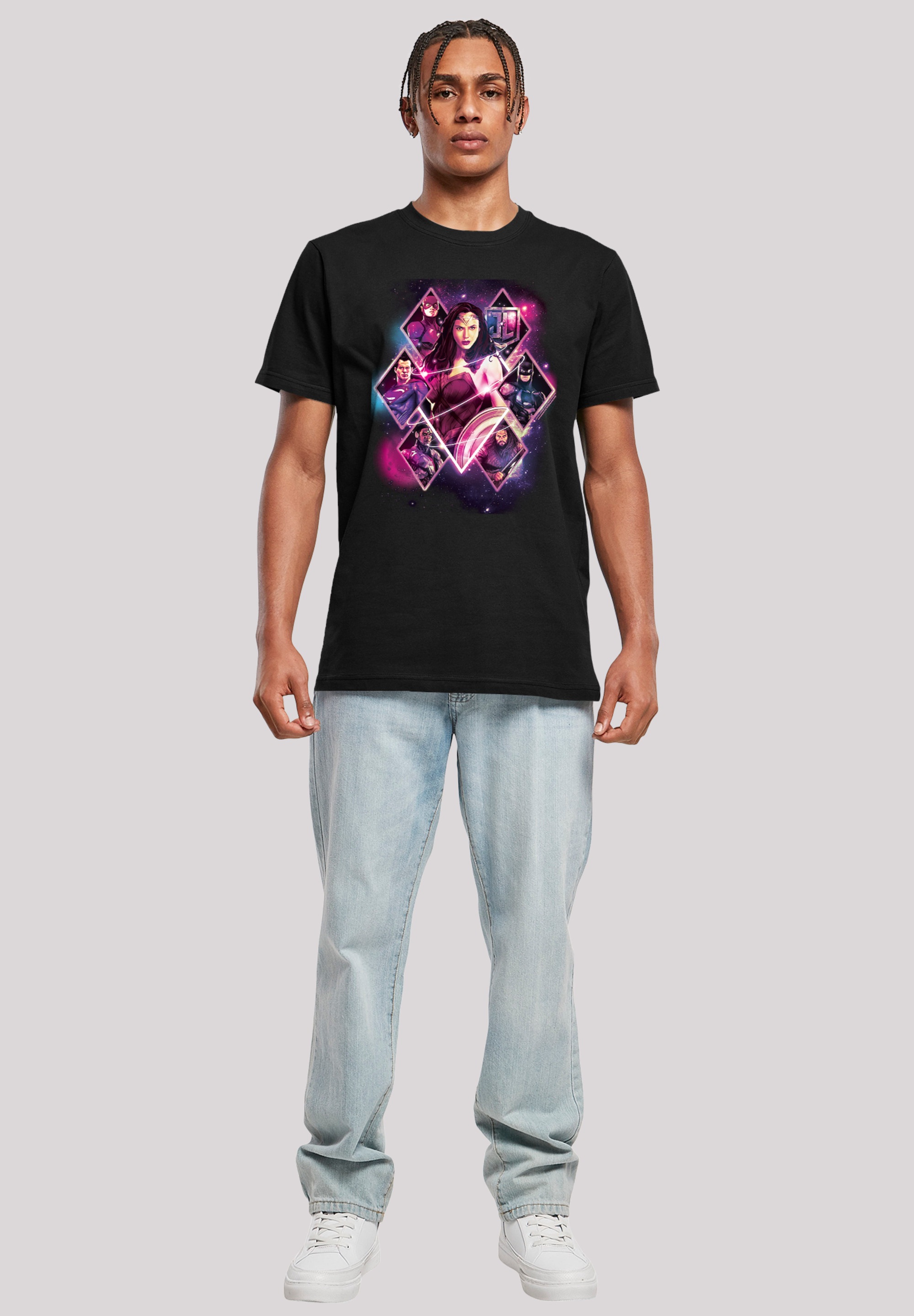 F4NT4STIC T-Shirt »DC Comics Justice League Superhelden«, Herren,Premium Merch,Regular-Fit,Basic,Bedruckt