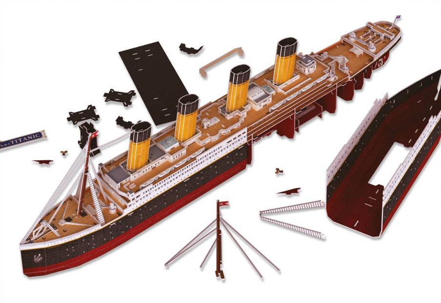 Revell® 3D-Puzzle »RMS Titanic LED«