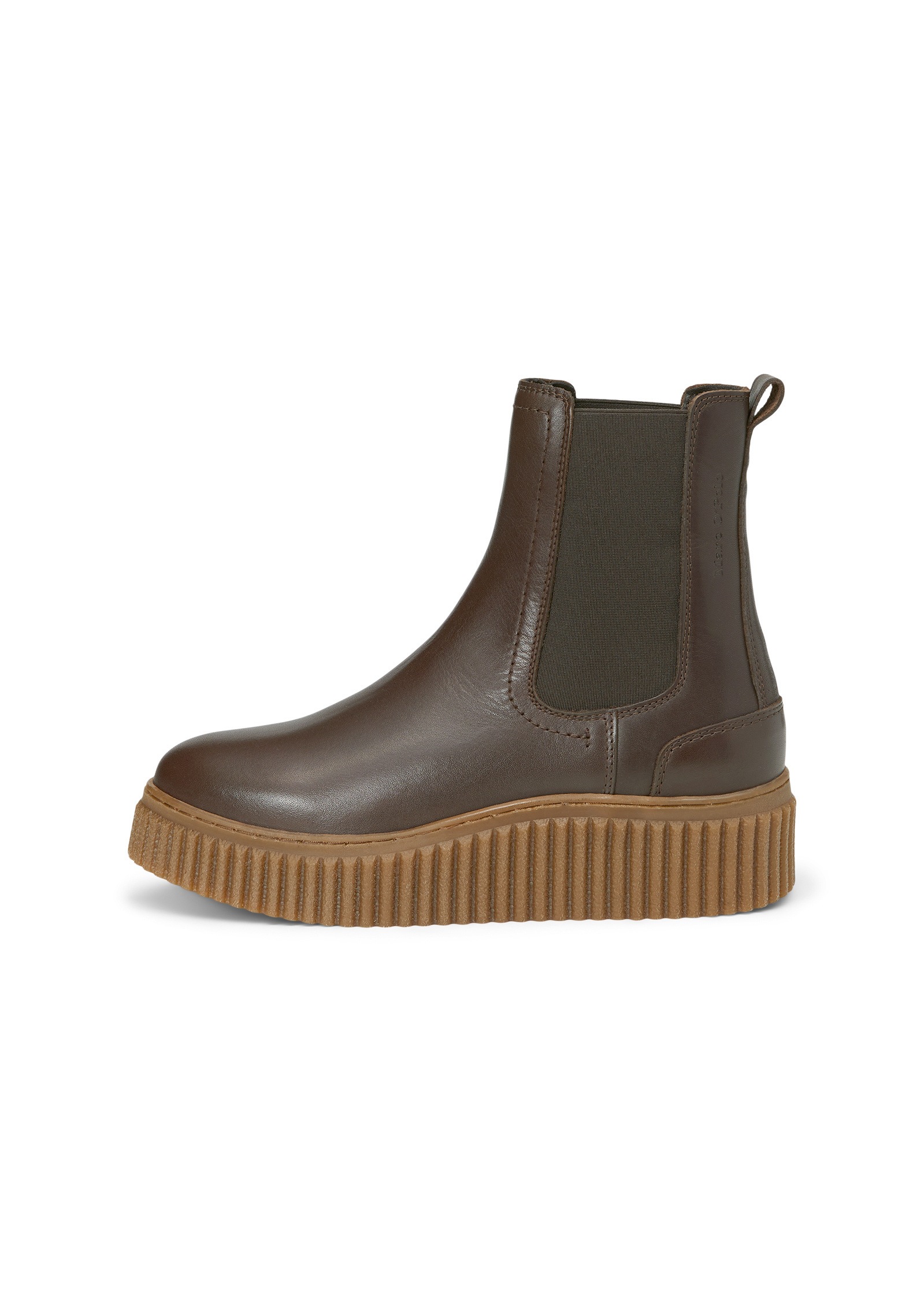 Marc O'Polo Chelseaboots »mit gerillter Plateausohle«