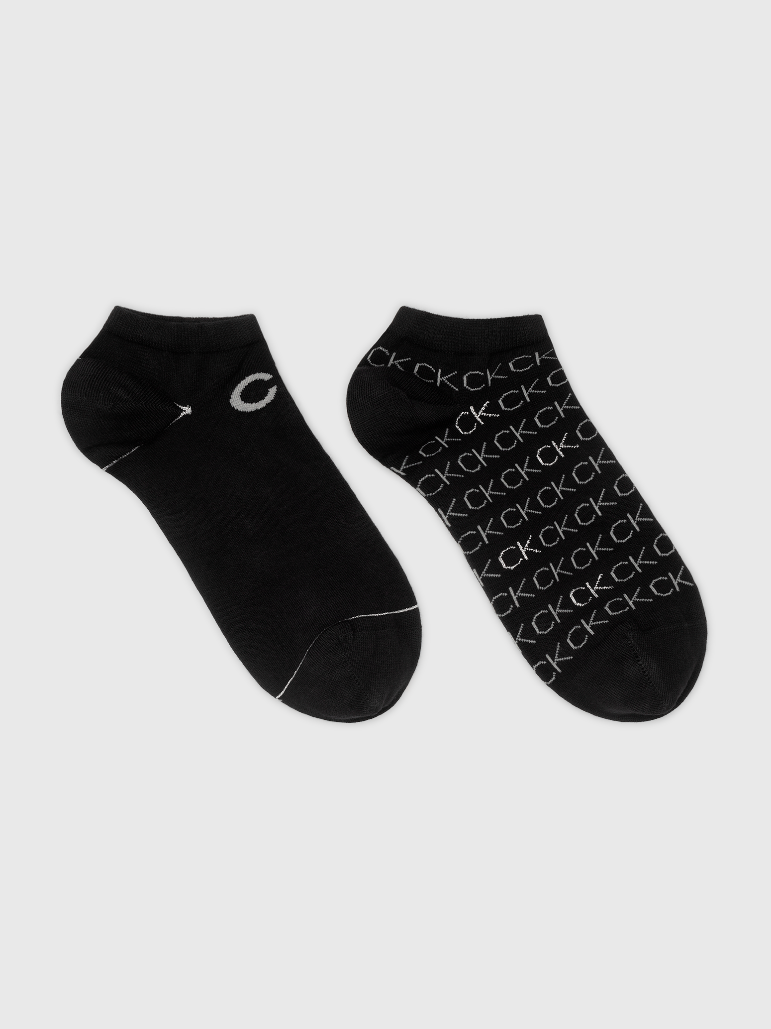 Calvin Klein Jeans Sneakersocken »CK WOMEN SNEAKER 2P ALL OVER LOGO«, (2 Paar), Einheitsgröße, flexible Passform