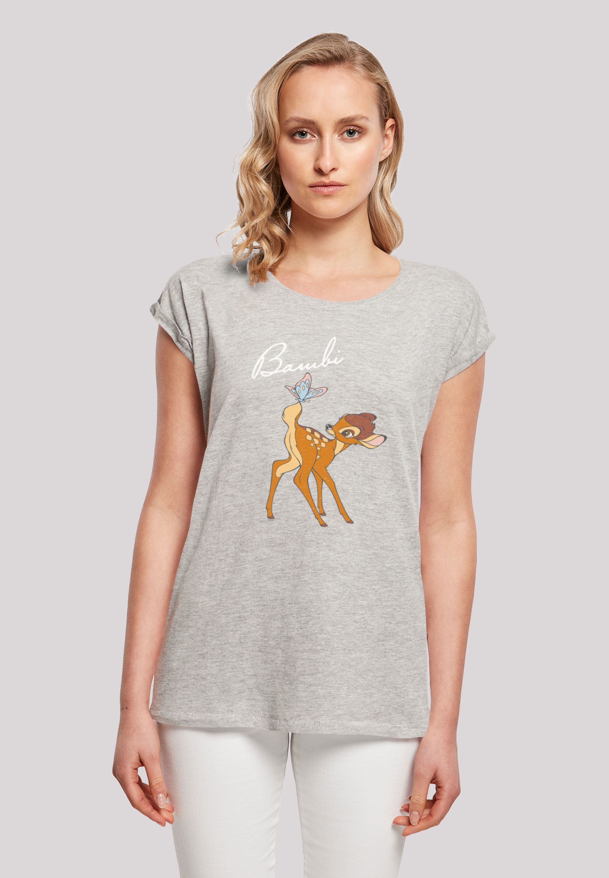 F4NT4STIC T-Shirt "Disney Bambi Schmetterling Tail", Print